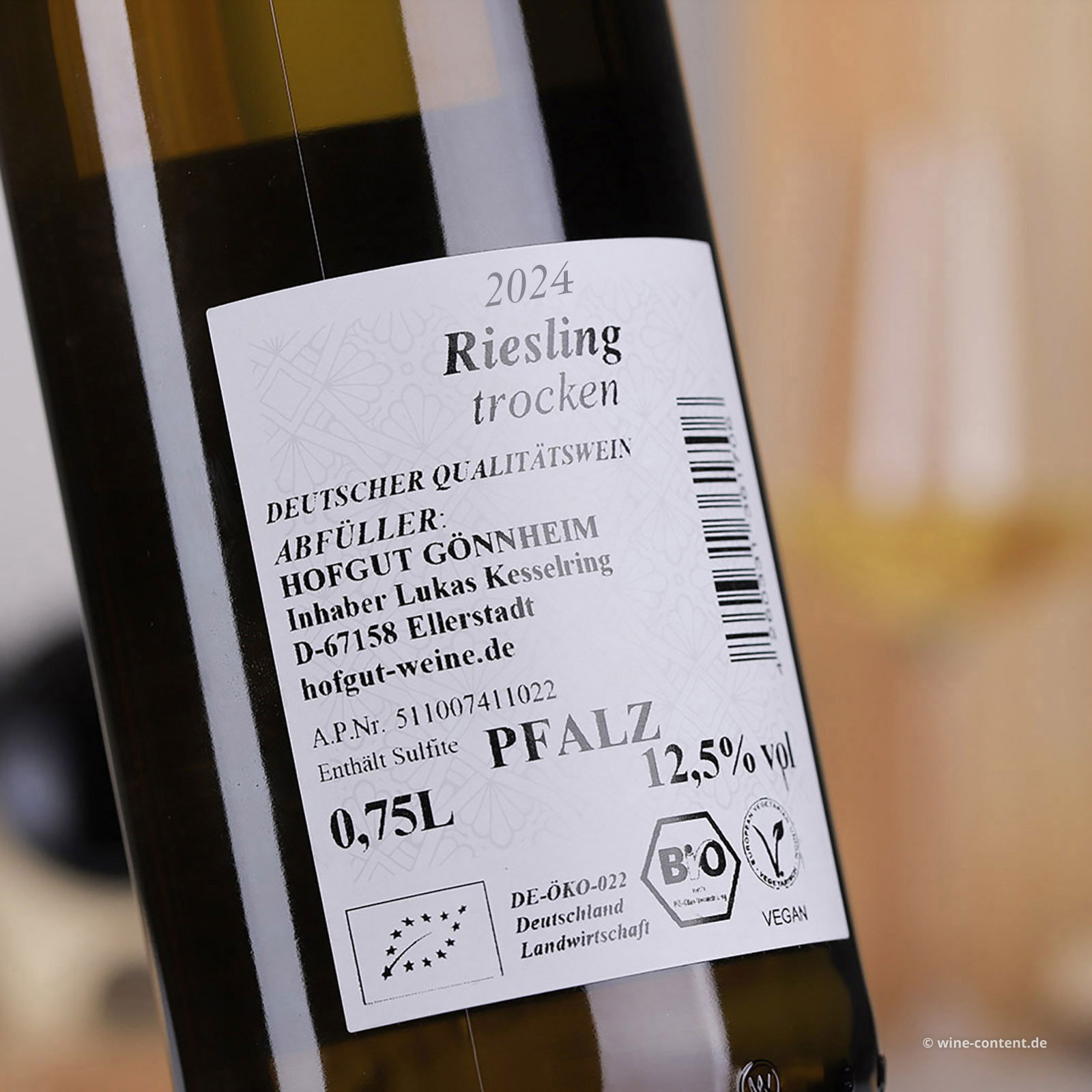 Riesling 2024 Gönnheim Bio
