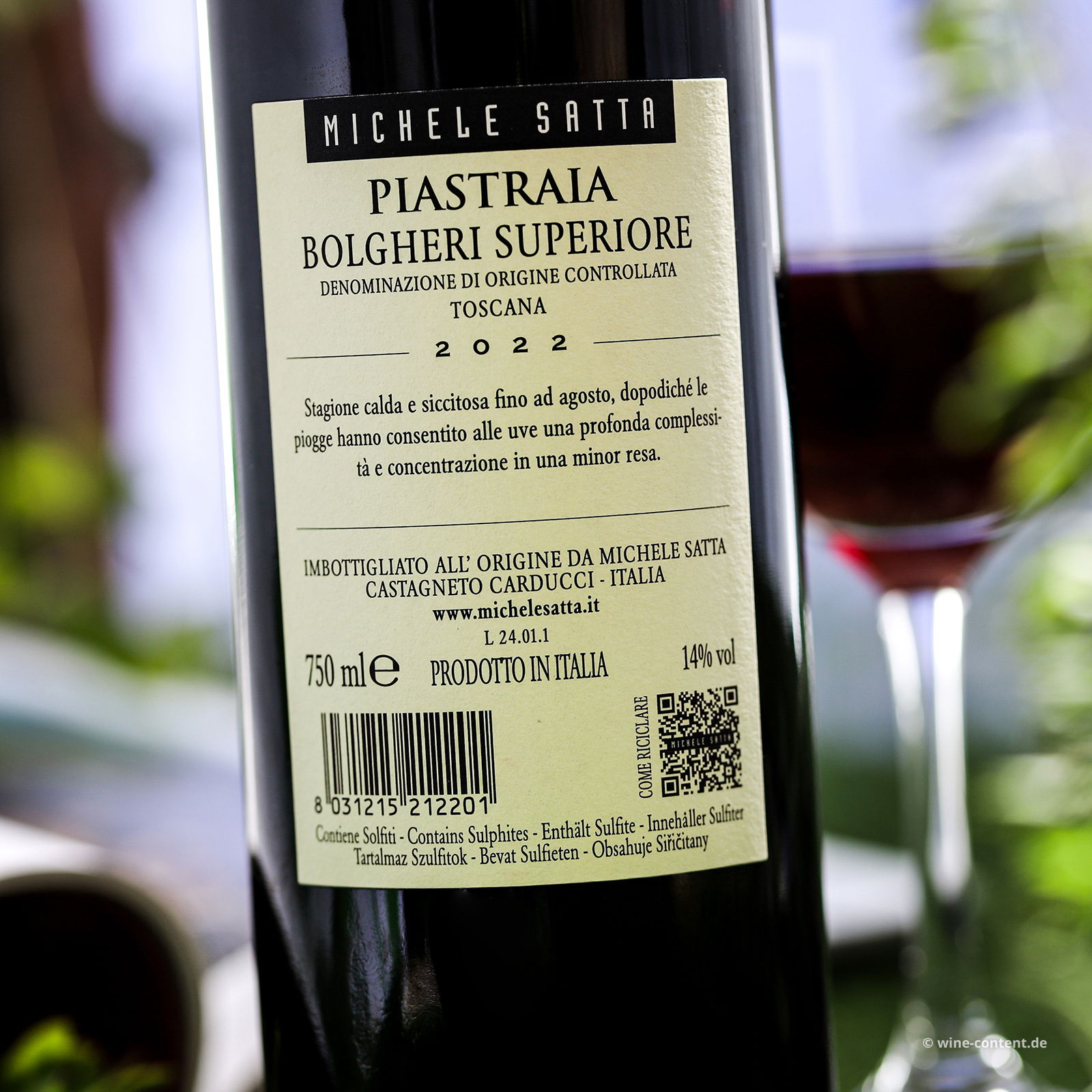 Bolgheri Superiore 2022 Piastraia