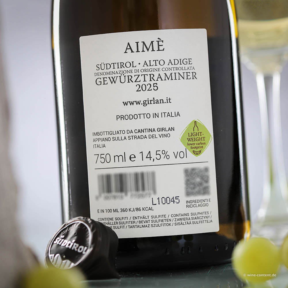 Gewürztraminer 2025 Aimè