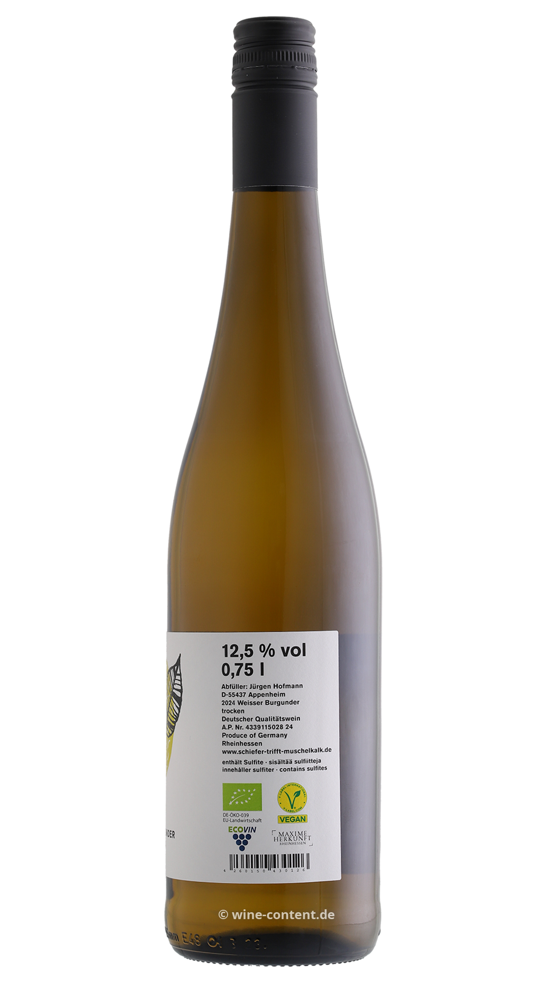 Weißer Burgunder 2024 Federblatt Bio