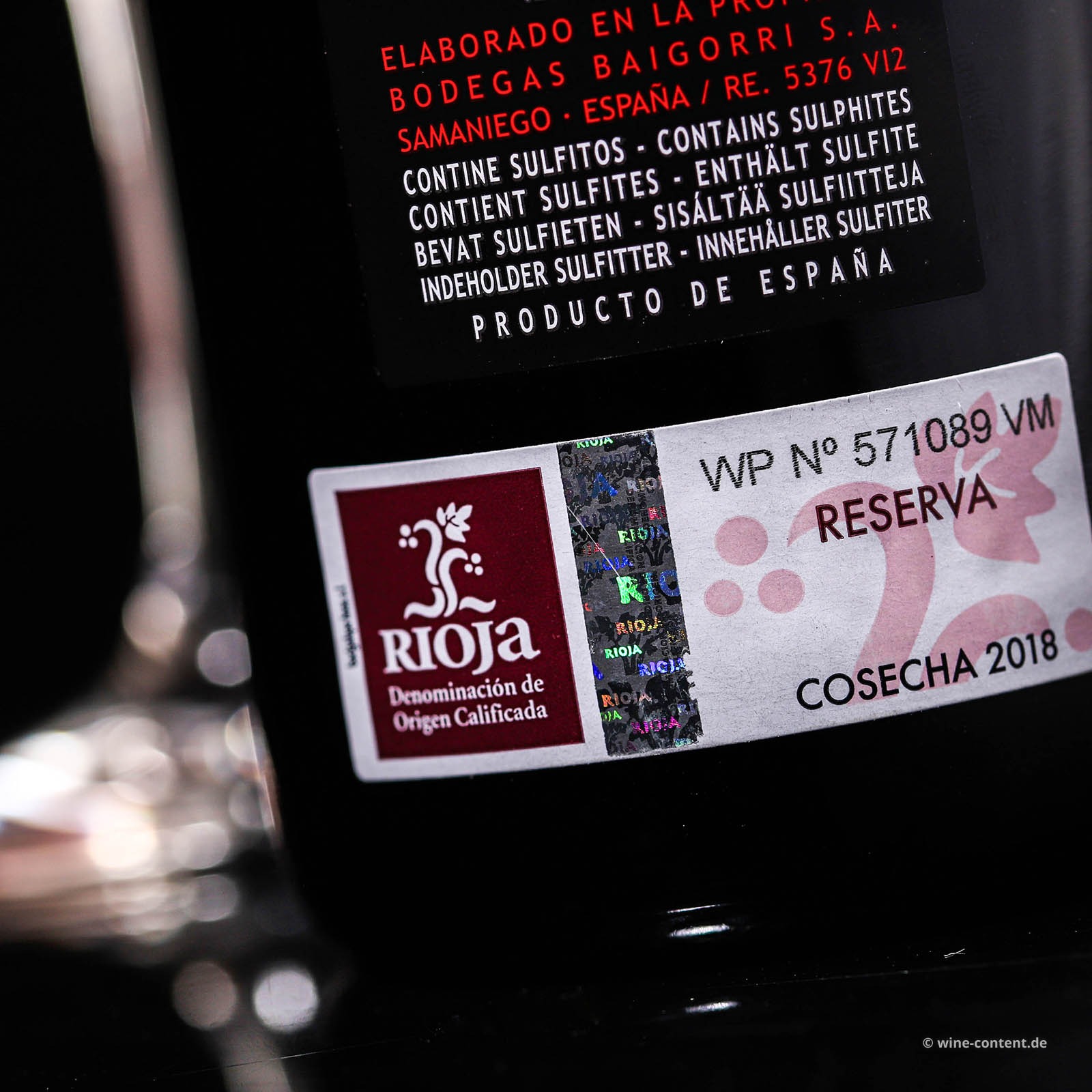 Rioja Reserva 2019