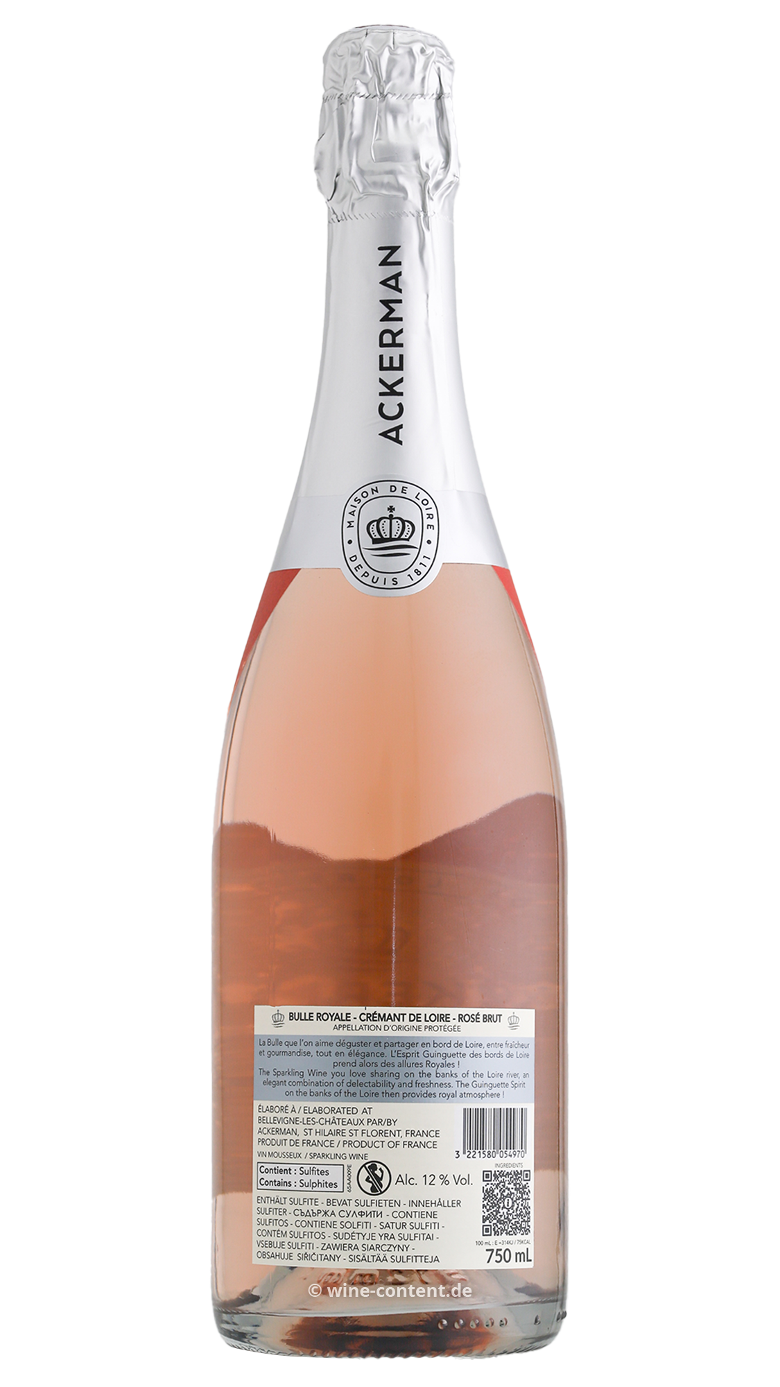 Crémant de Loire Rosé Bulle Royal Brut
