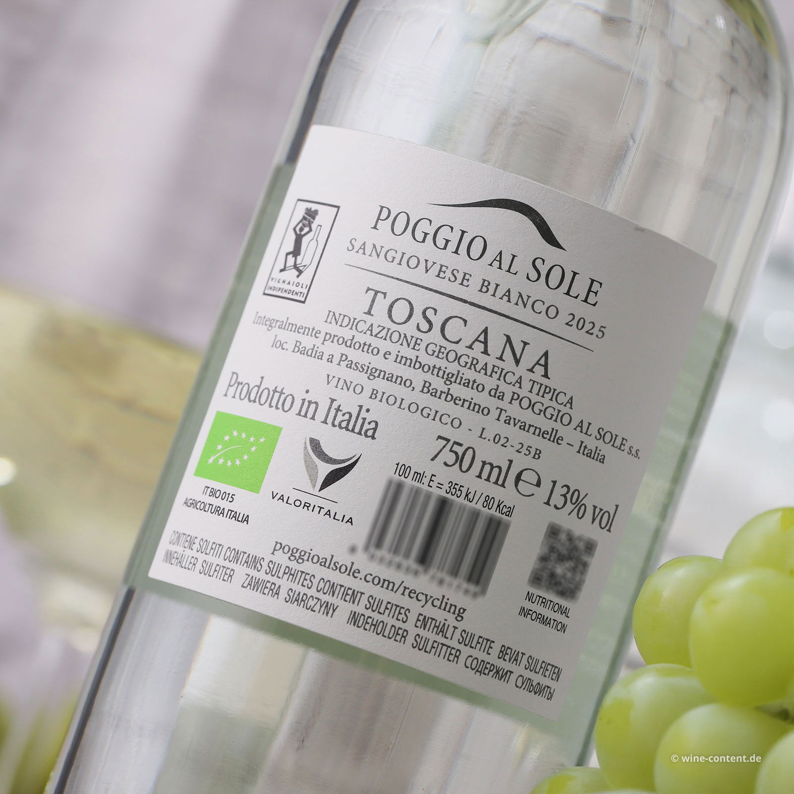 Sangiovese Bianco Toscana 2025 Bio