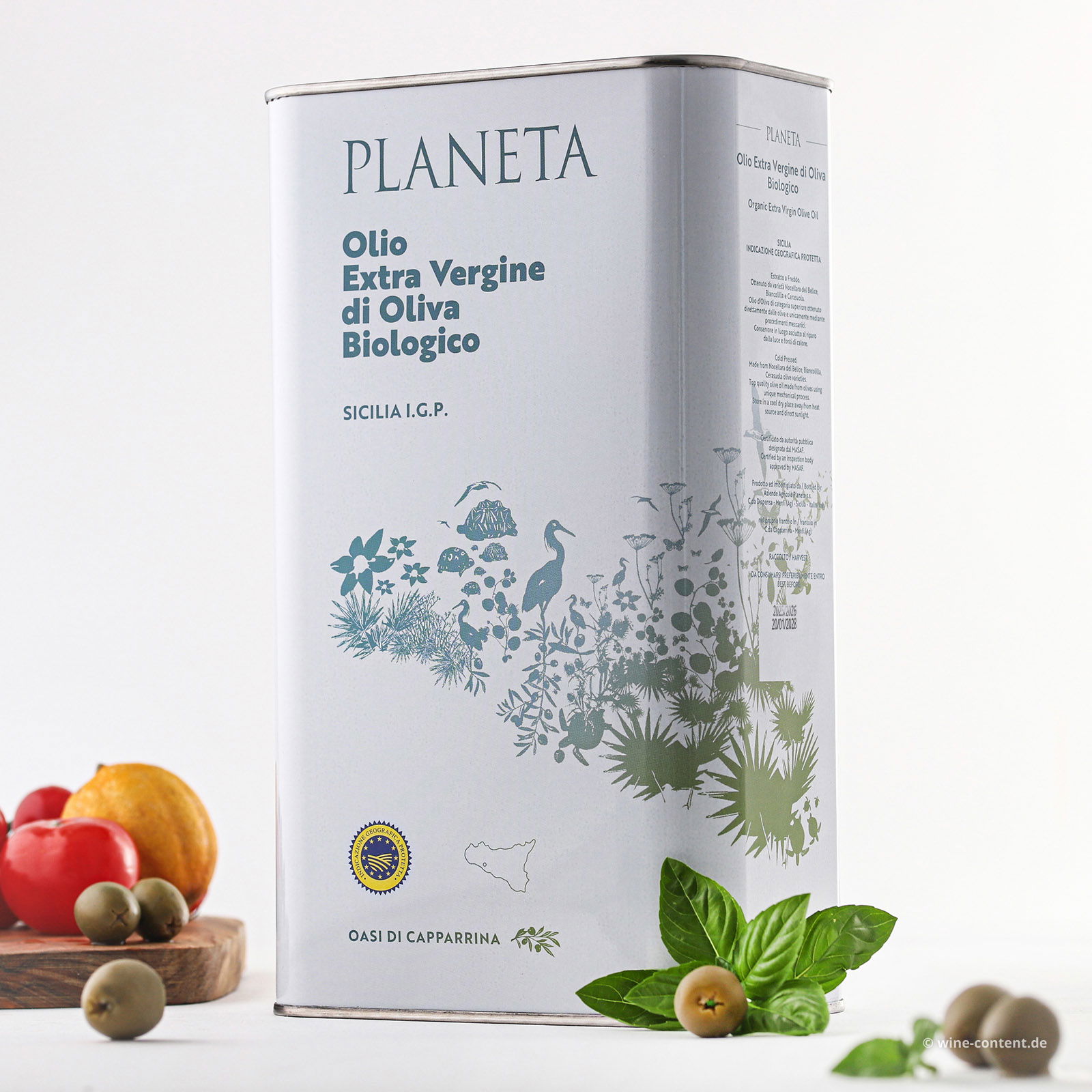 3 L Olivenöl Extra Vergine Sicilia 2025 Bio Kanister