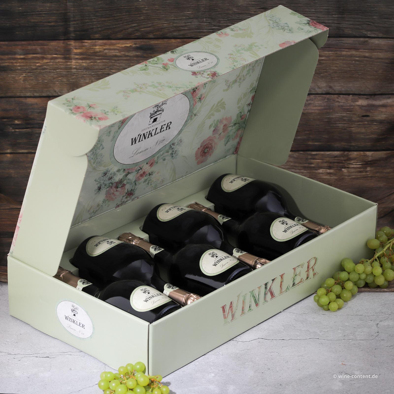 6x Spumante Lamm N°12 Extra Brut in Geschenkverpackung