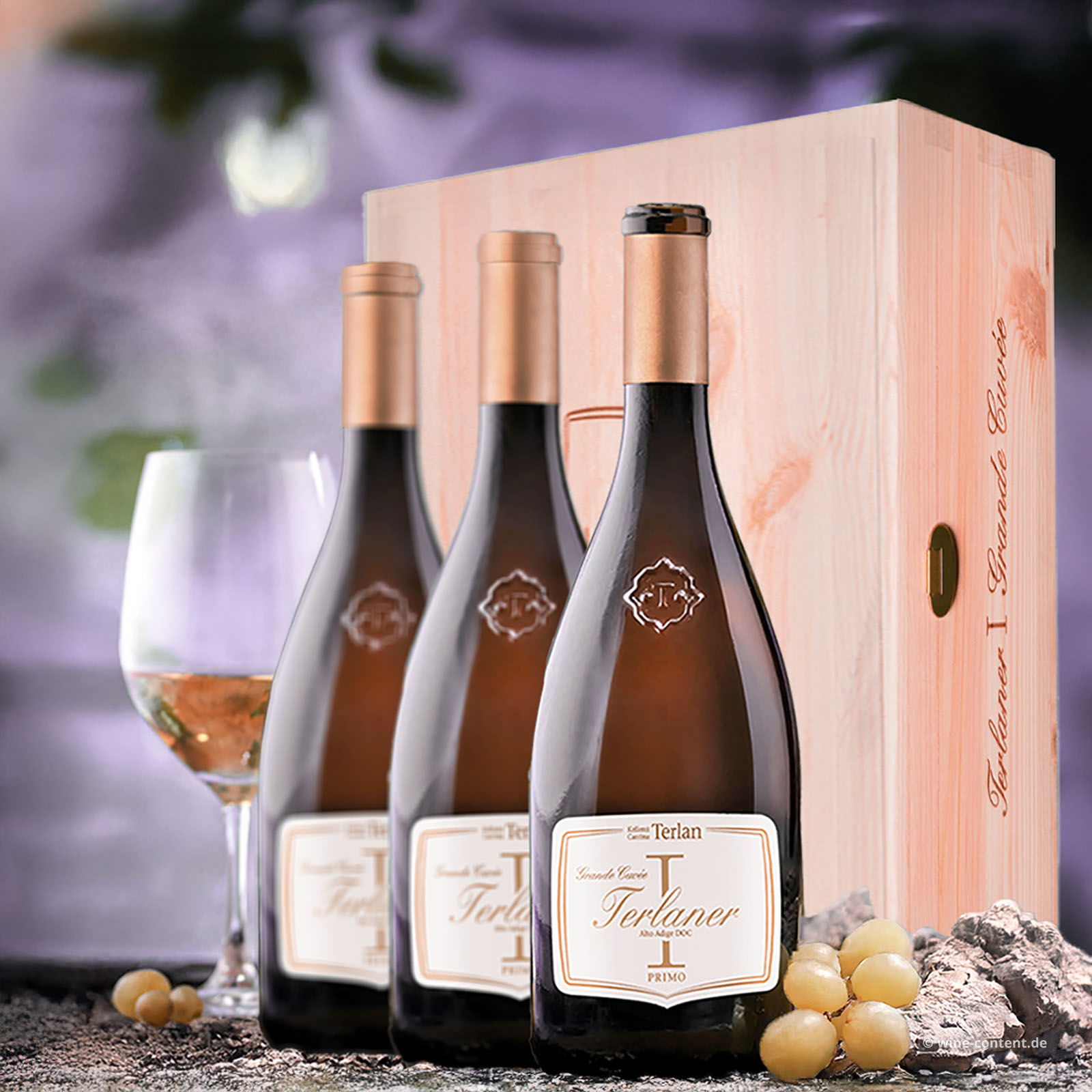 3er-Holzkiste Terlaner I Primo Grande Cuvée 2022
