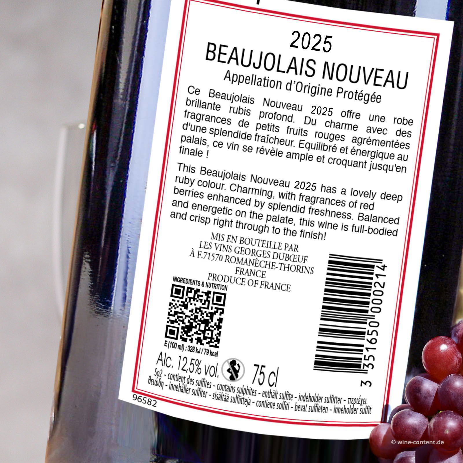 Beaujolais 2025 Nouveau