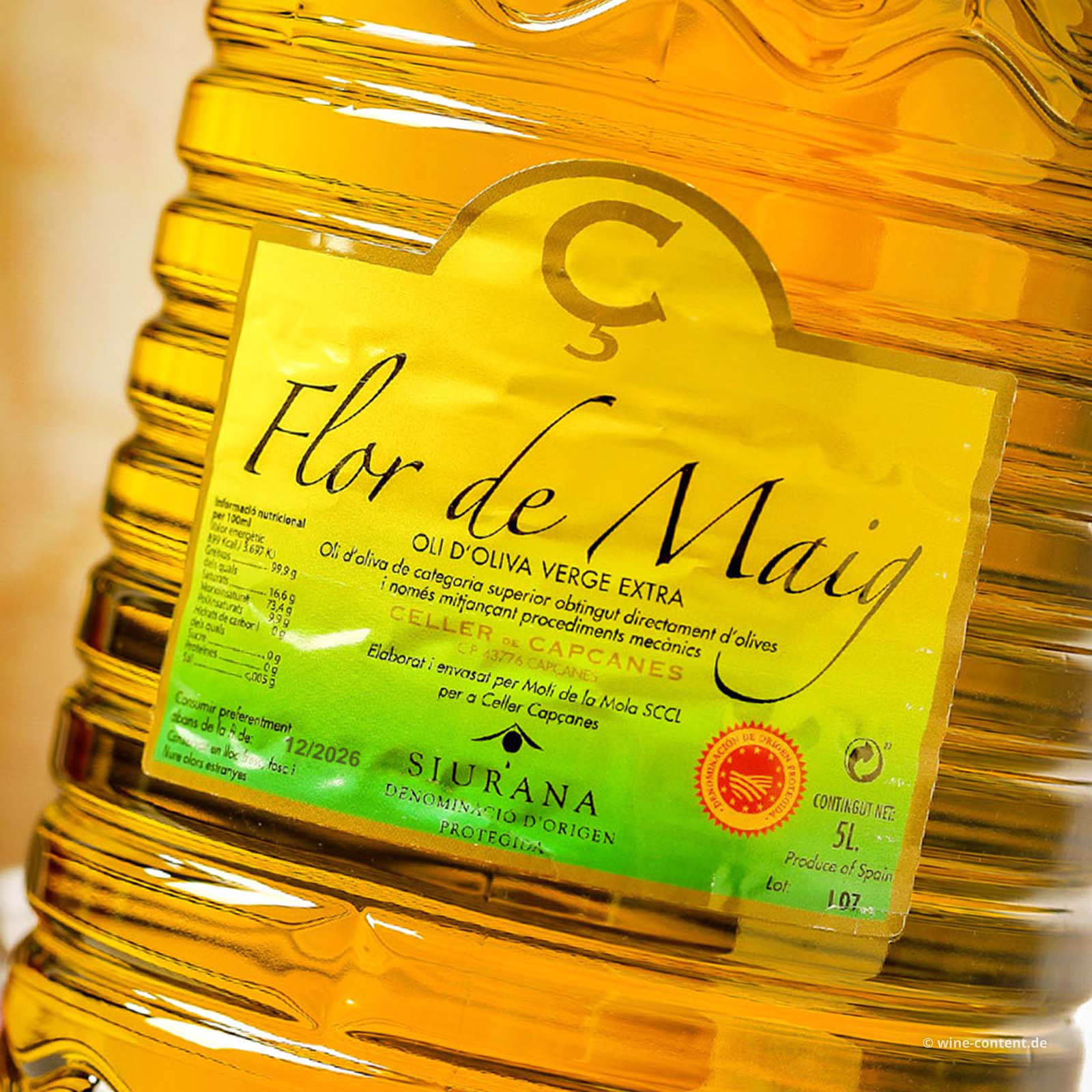 5 L Olivenöl Verge Extra 2024 Flor de Maig