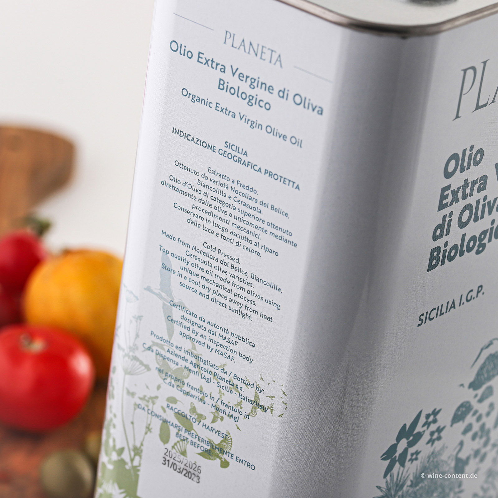 Vorbestellung: 3 L Olivenöl Extra Vergine Sicilia 2025 Bio Kanister