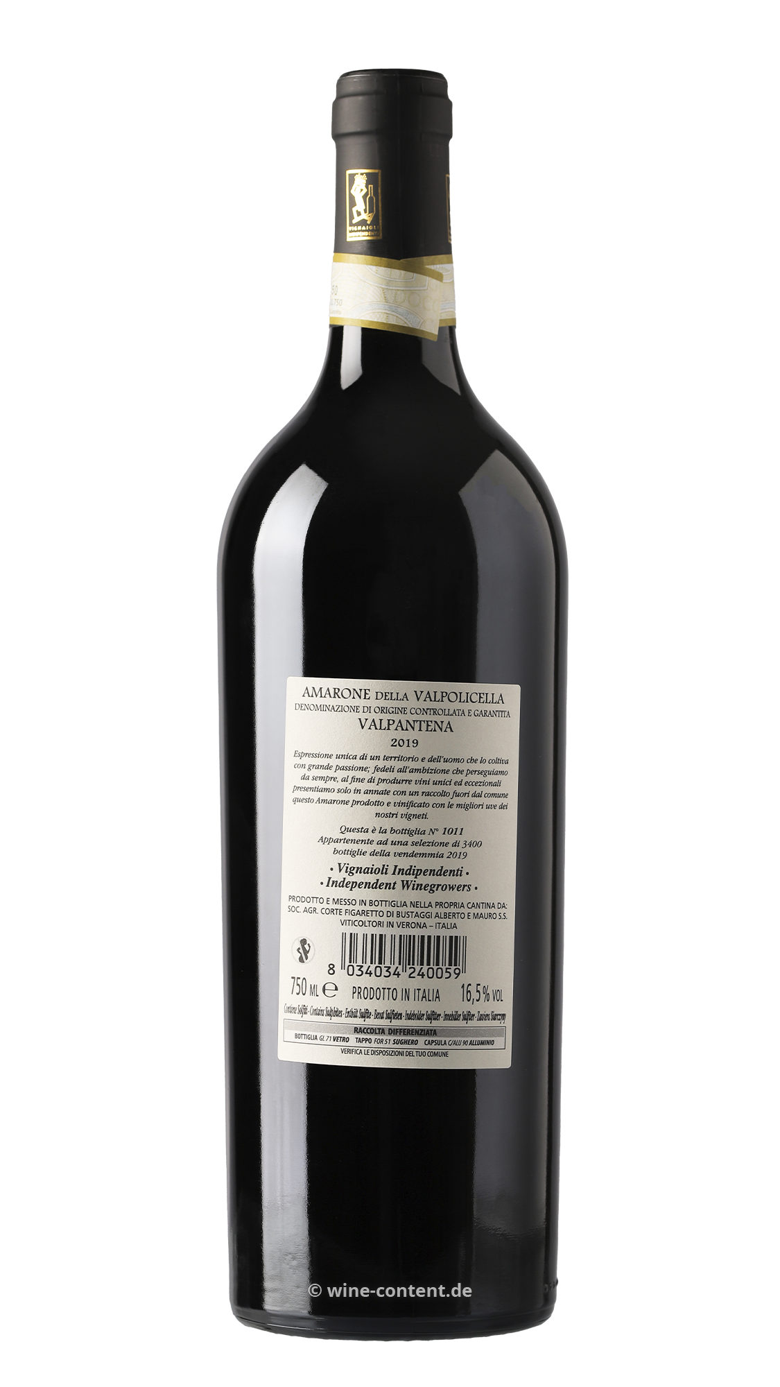 Amarone Valpantena 2019 Musa del Figaretto