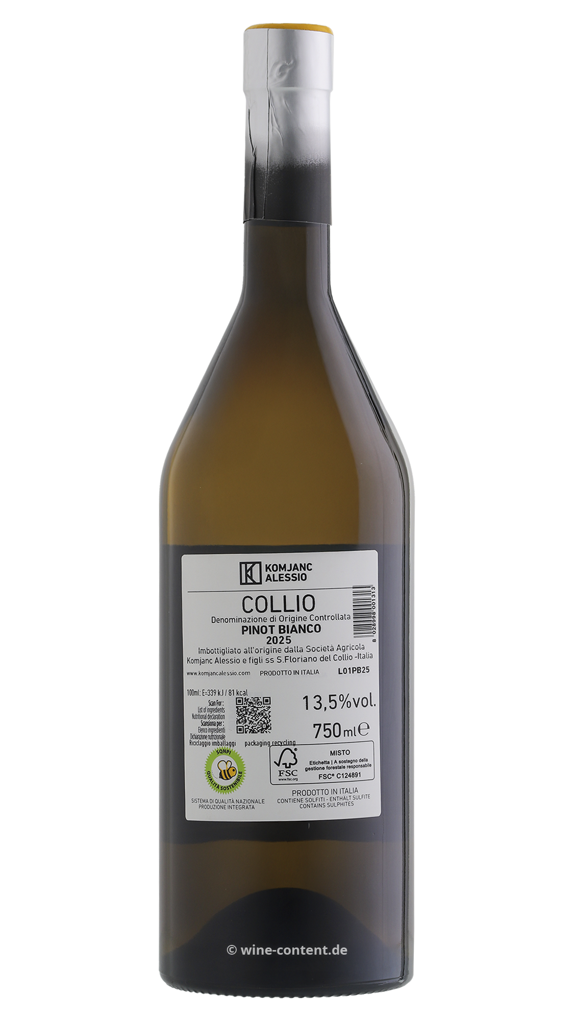 Pinot Bianco Collio 2025
