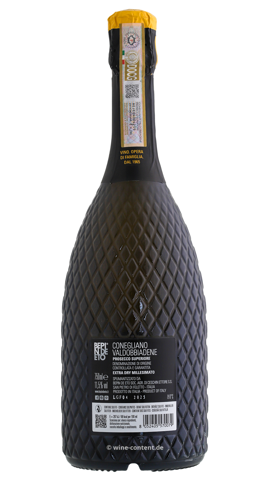 Prosecco Superiore 2025 Extra Dry