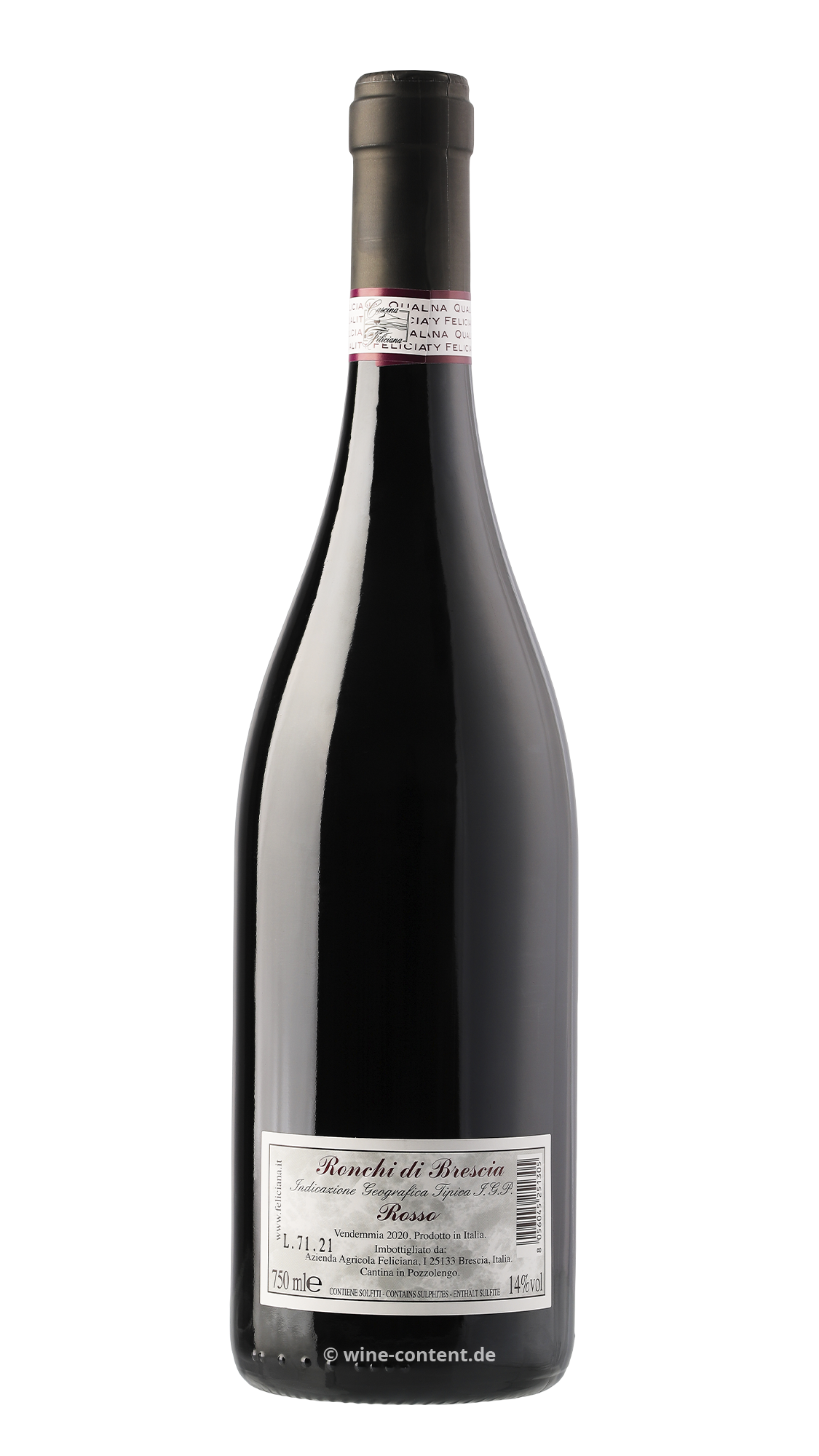 Ronchi di Brescia Rosso 2020 Carebbe