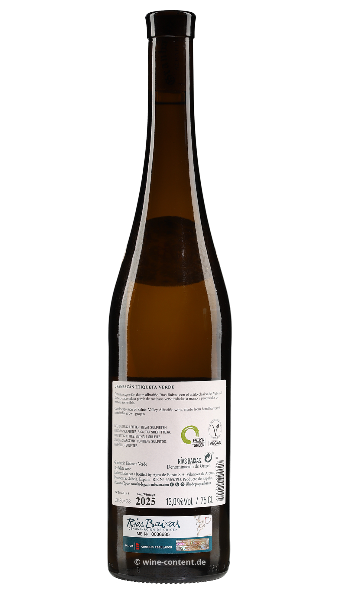 Albariño 2025 Etiqueta Verde