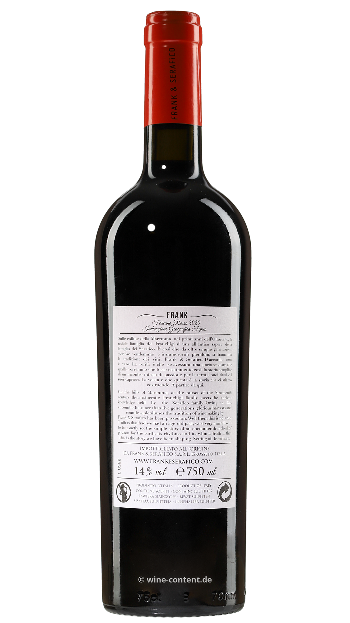 Toscana Rosso 2020 Frank