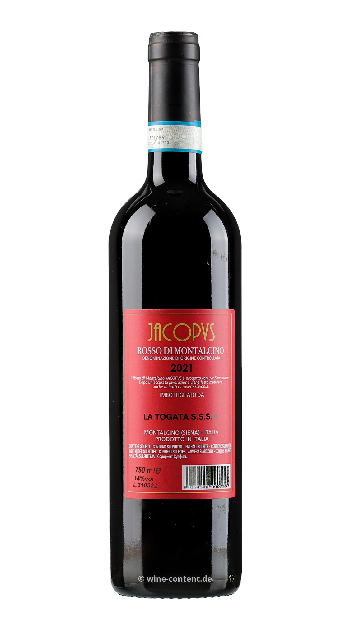 Rosso di Montalcino 2021 Jacopus