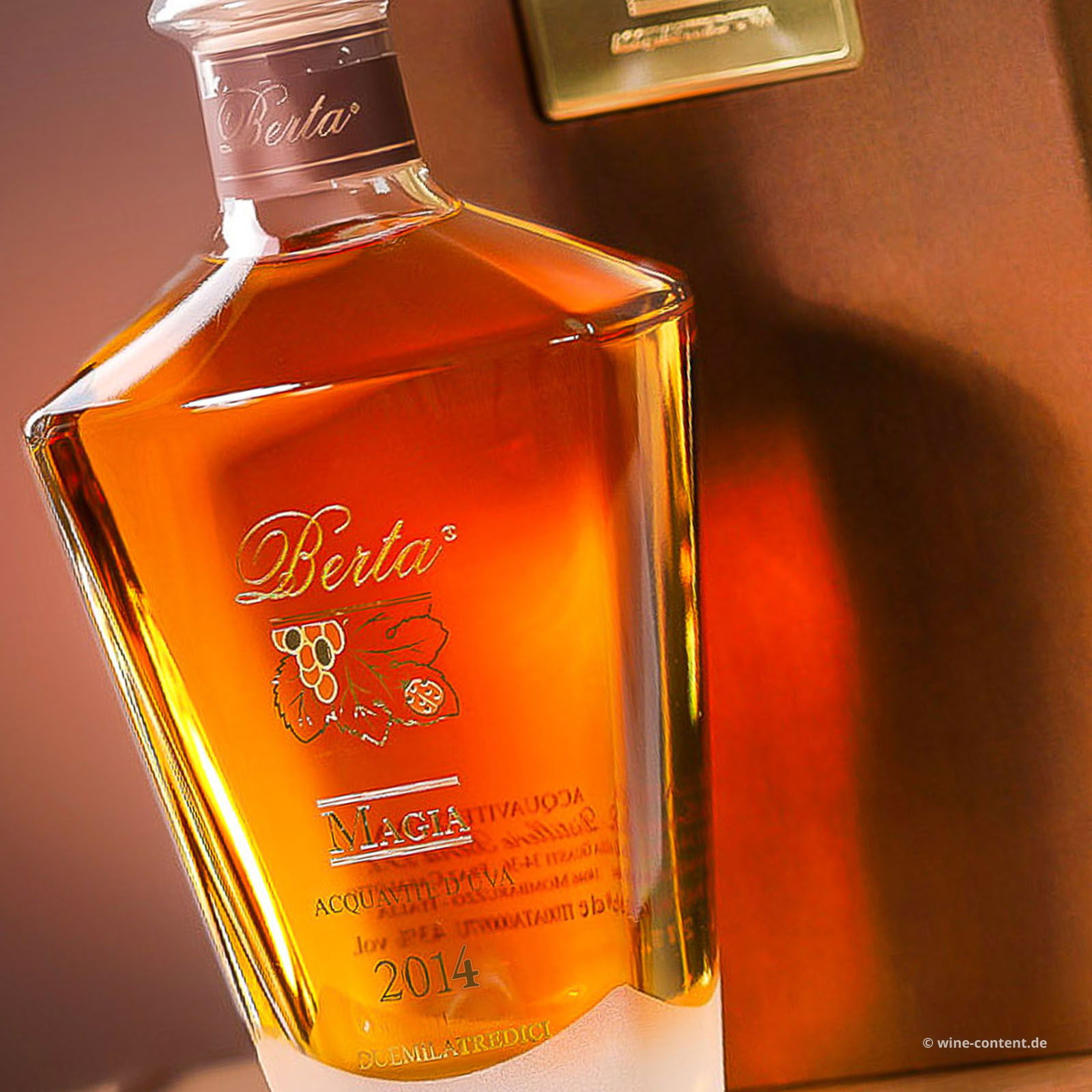 Acquavite d'Uva Magia 2014 in Holzkassette