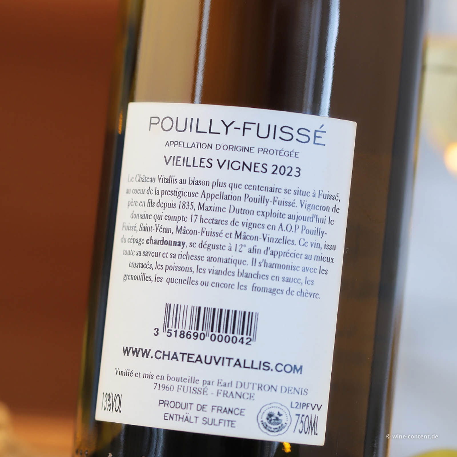 Pouilly-Fuissé 2023 Vieilles Vignes