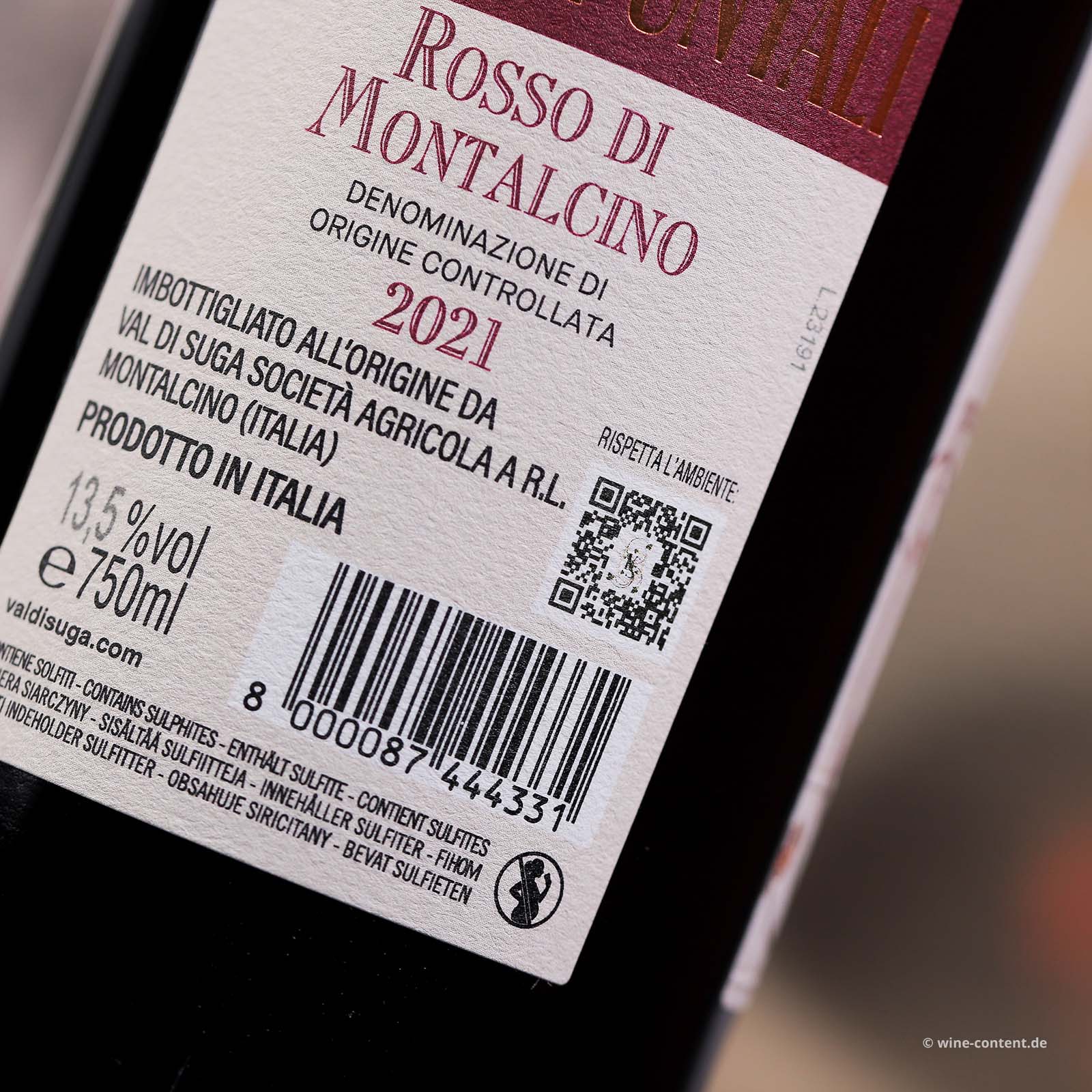 Rosso di Montalcino 2021 Vigna Spuntali