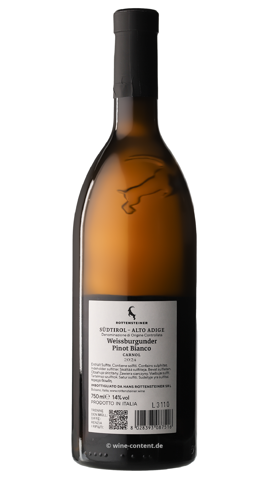 Weissburgunder  Pinot Bianco 2024 Carnol