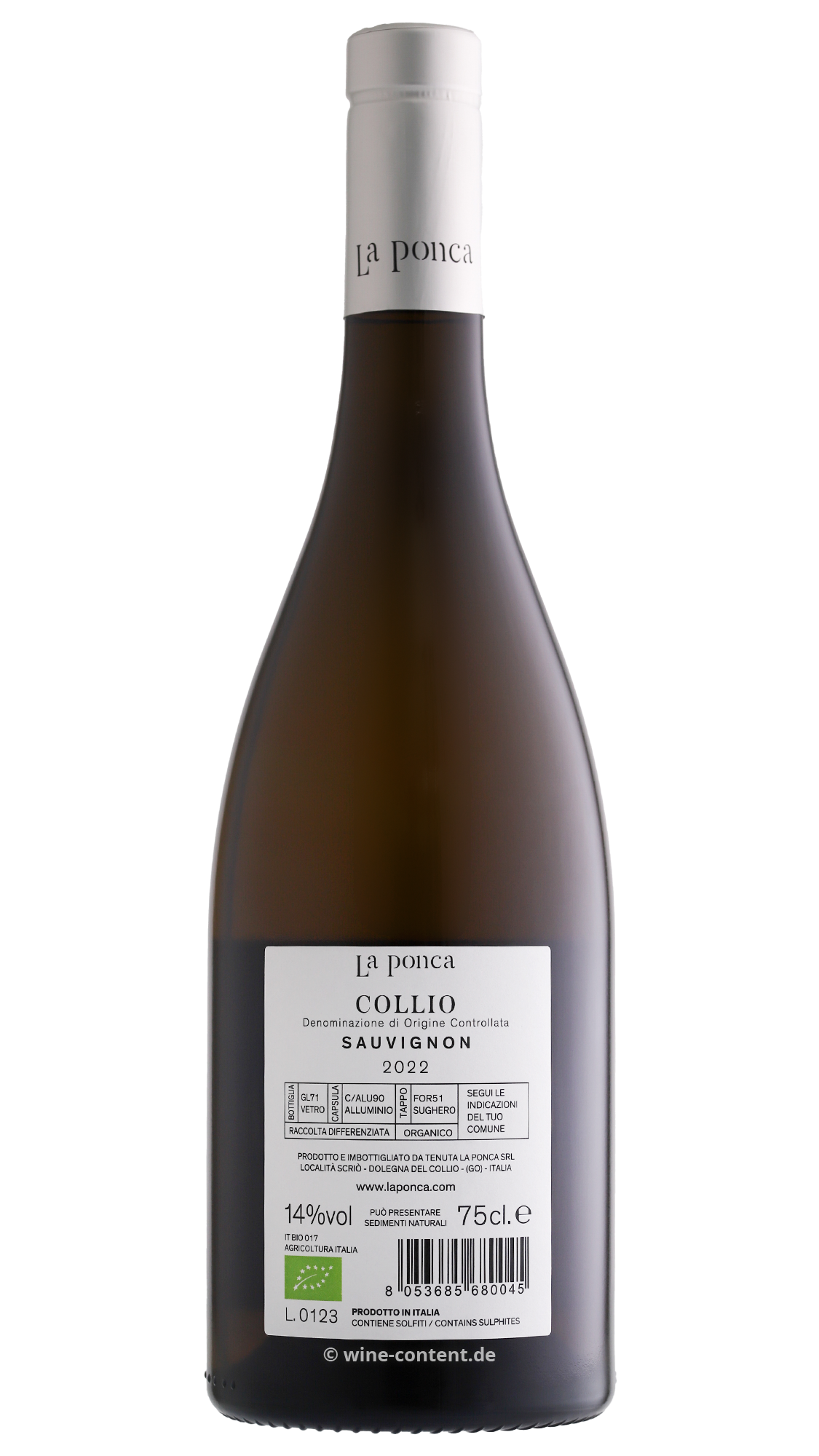 Sauvignon Collio 2022 Bio