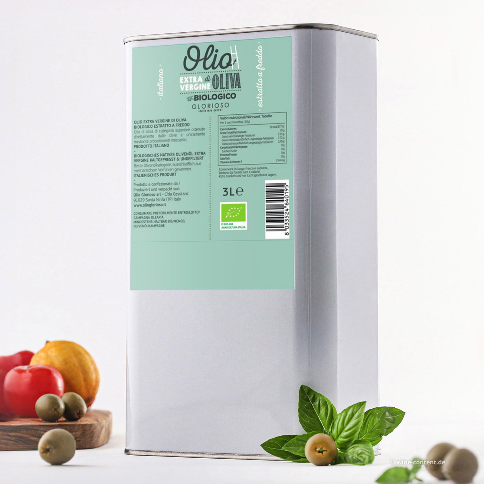 3 L Olivenöl Extra Vergine 2025 Bio