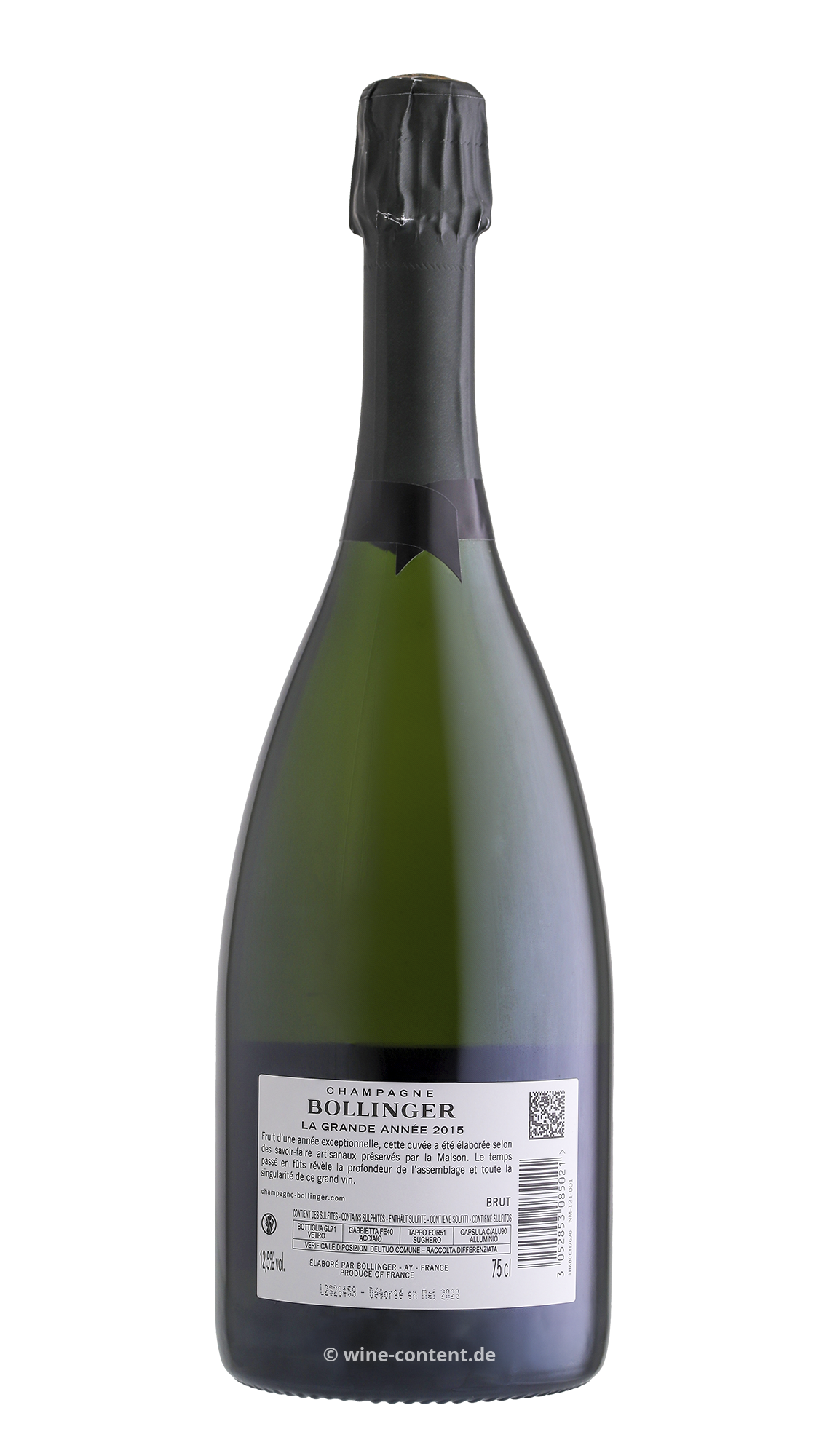 Champagner 2015 La Grande Année Brut