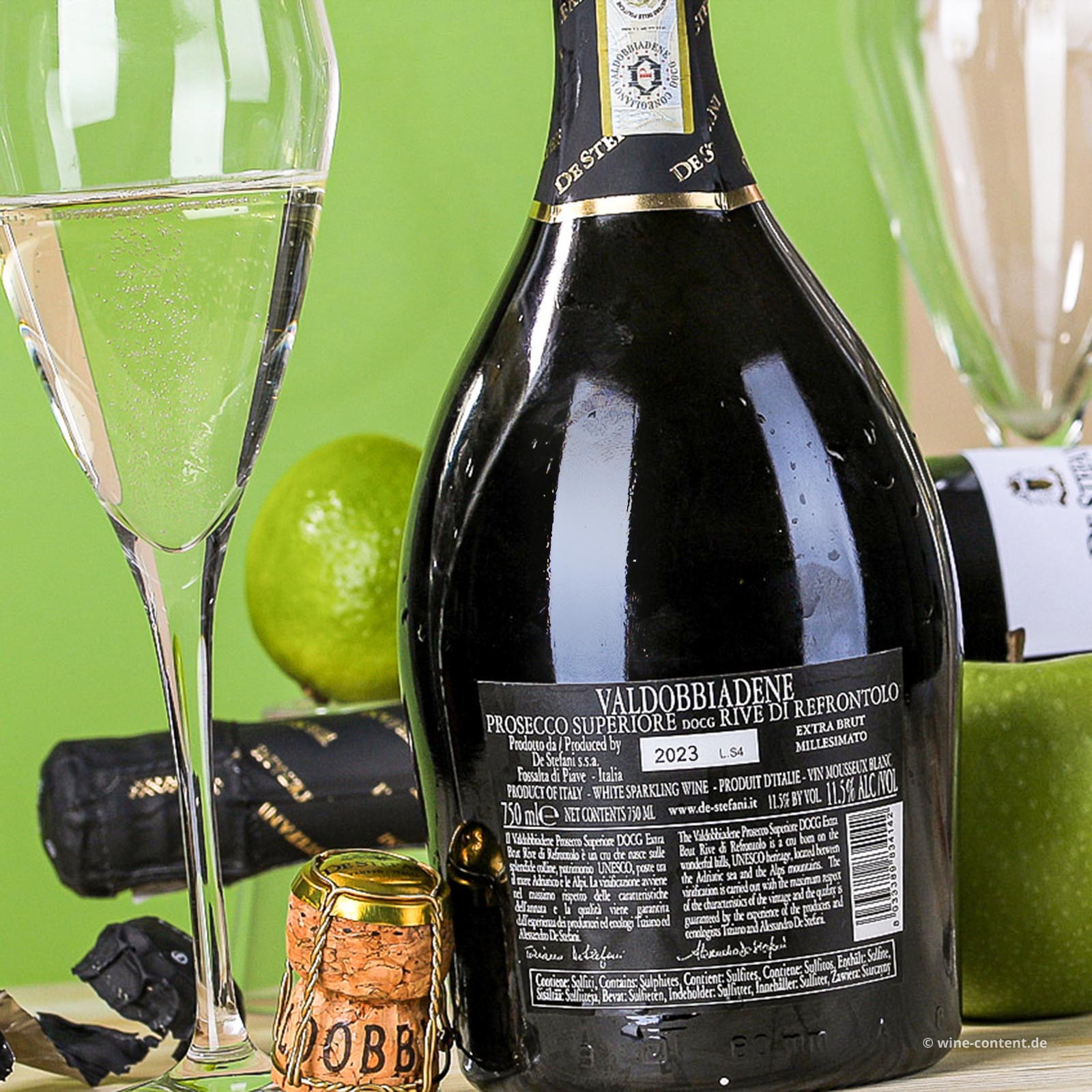 Prosecco Superiore Rive di Refrontolo 2023 Extra Brut