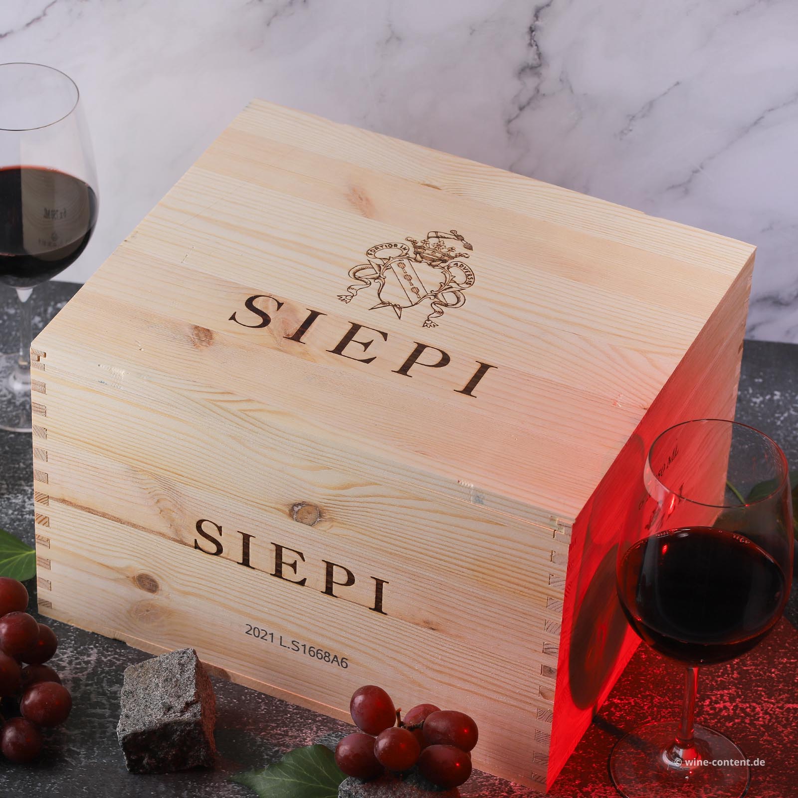 6er-Holzkiste Siepi 2021