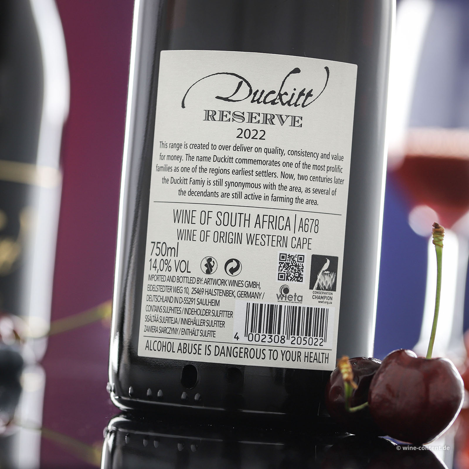 Shiraz Reserve 2022 Duckitt