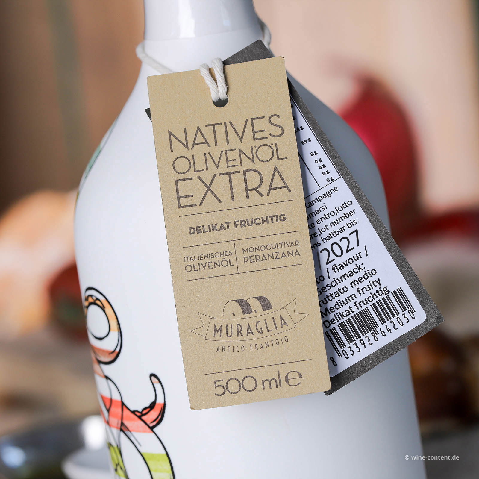 Vorbestellung: 0,5 L Olivenöl Extra Vergine 2025 Fruttato Medio Polpo