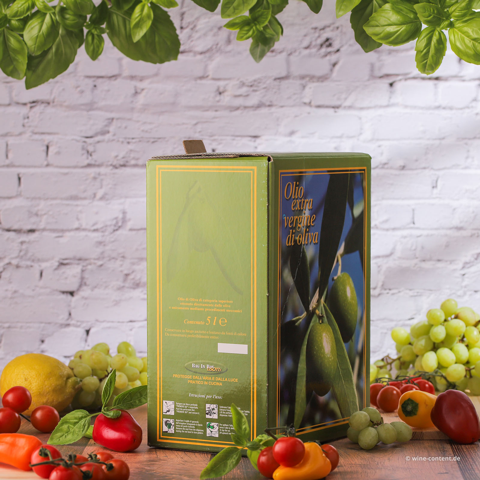 5 L Olivenöl Extra Vergine Monte Etna 2025 Bio Bag in Box