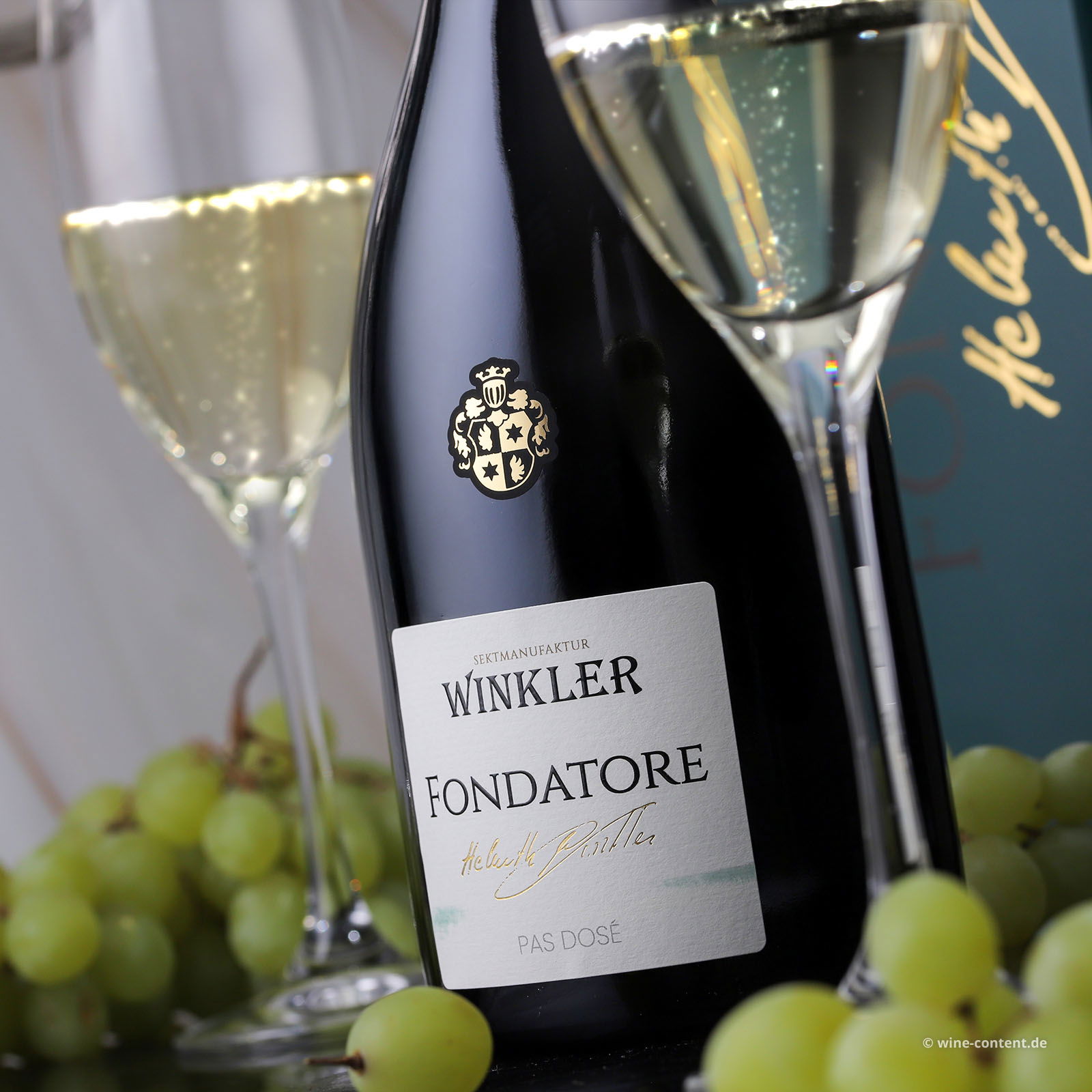 Spumante Fondatore N°71 in Holzkiste