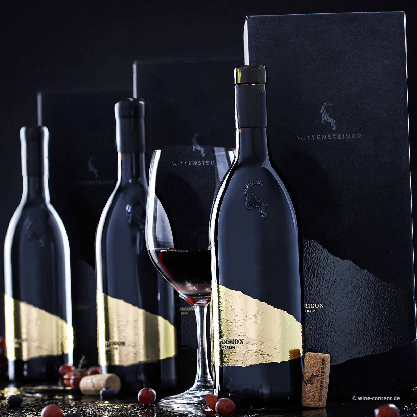 3er-Paket Lagrein Riserva 2022 Trigon in Einzelverpackung