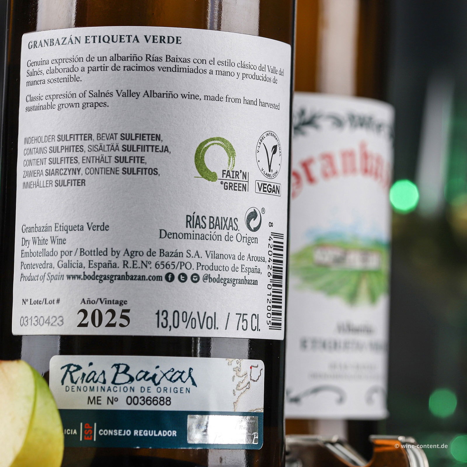 Albariño 2025 Etiqueta Verde