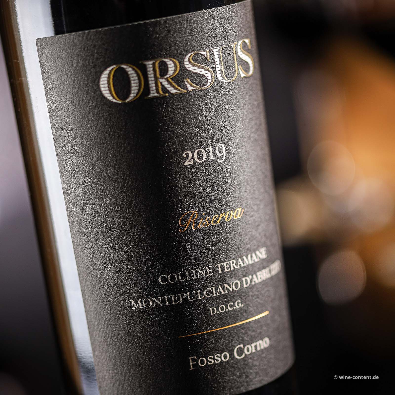 Montepulciano d'Abruzzo Riserva 2019 Orsus