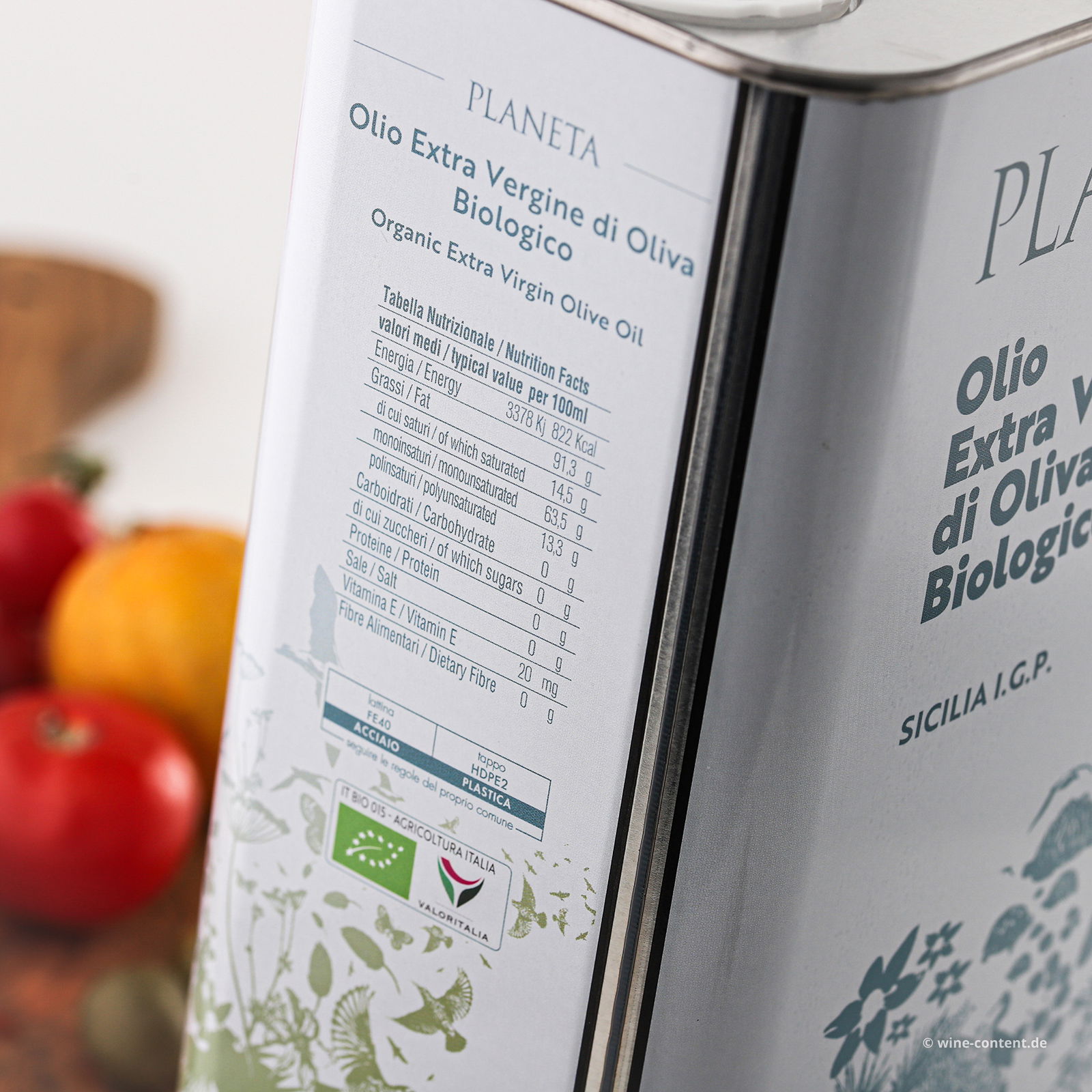 3 L Olivenöl Extra Vergine Sicilia 2025 Bio Kanister