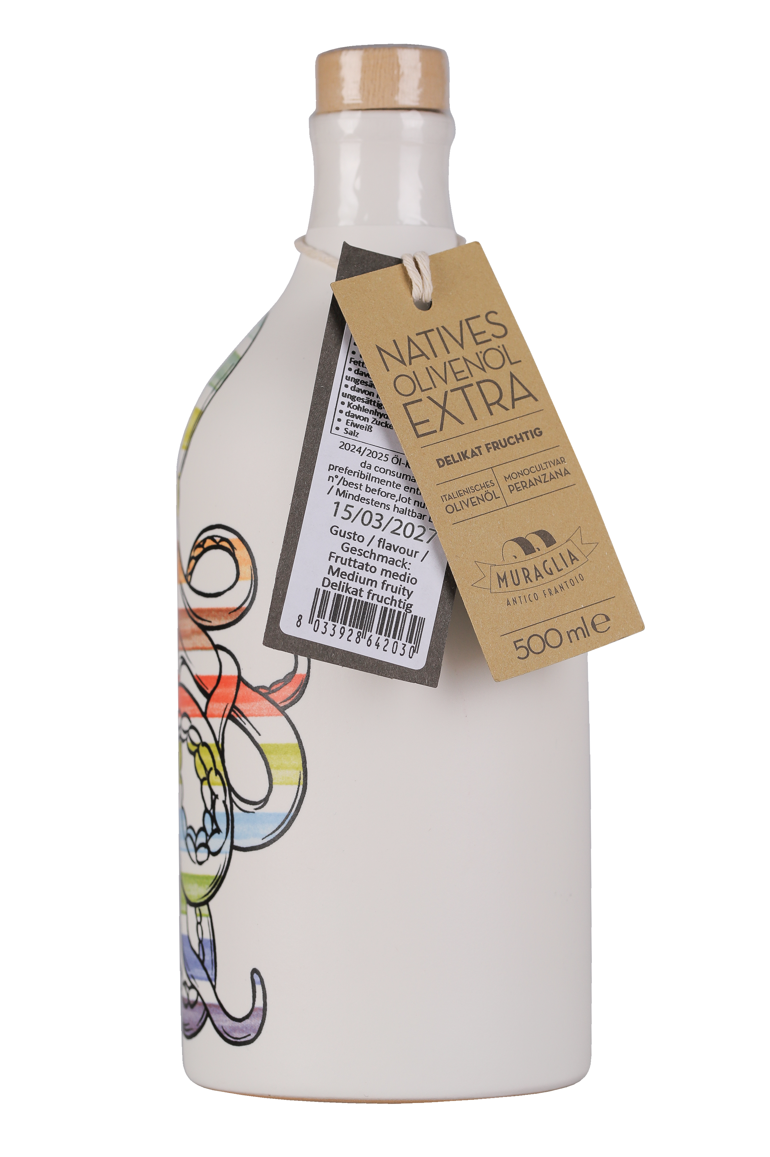 0,5 L Olivenöl Extra Vergine 2024  Fruttato Medio Polpo