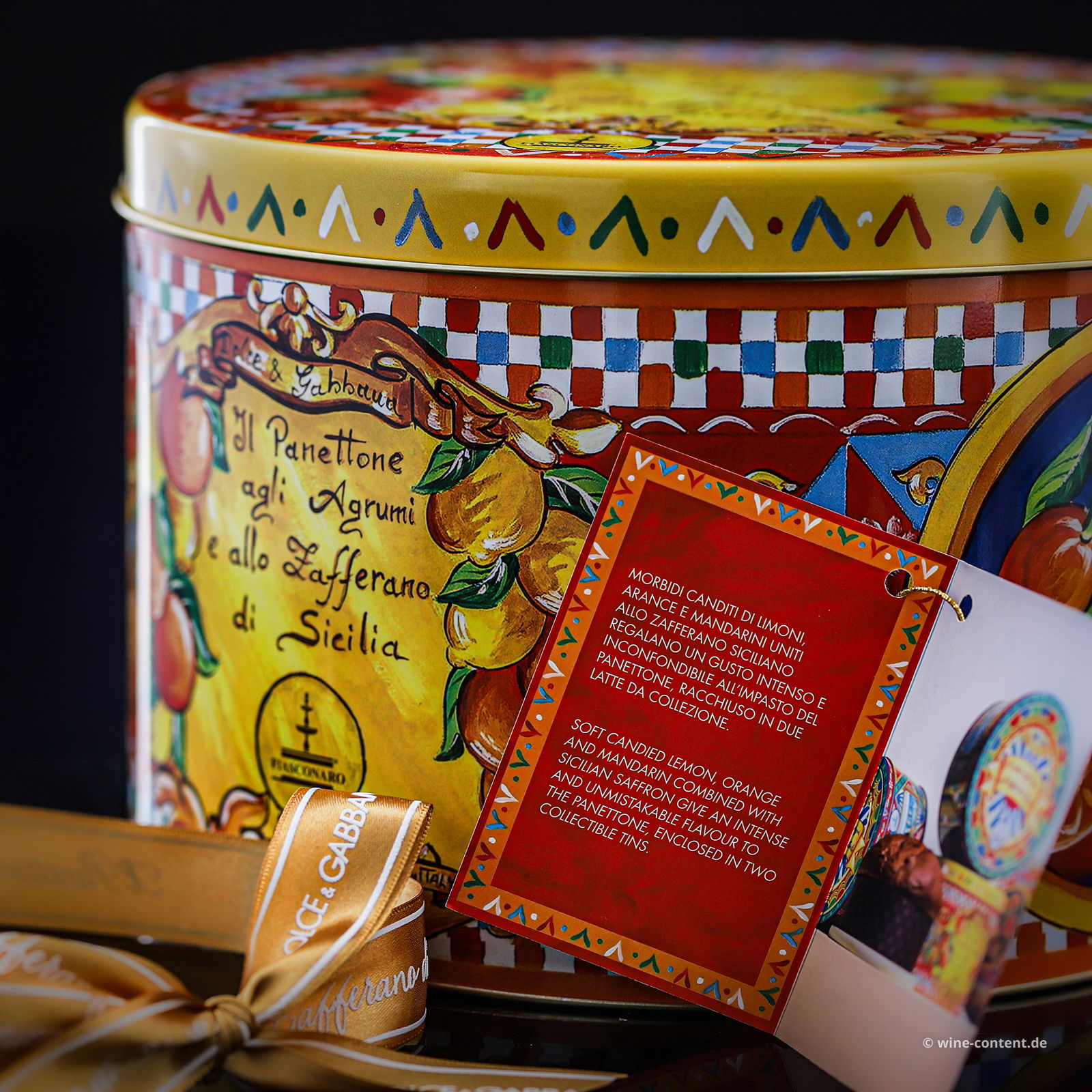 1x Panettone mit sizilianischen Mandeln & 1x mit Zitrusfrüchten und Safran Dolce & Gabbana 1x Panettone mit sizilianischen Mandeln & 1x mit Zitrusfrüchten und Safran Dolce & Gabbana