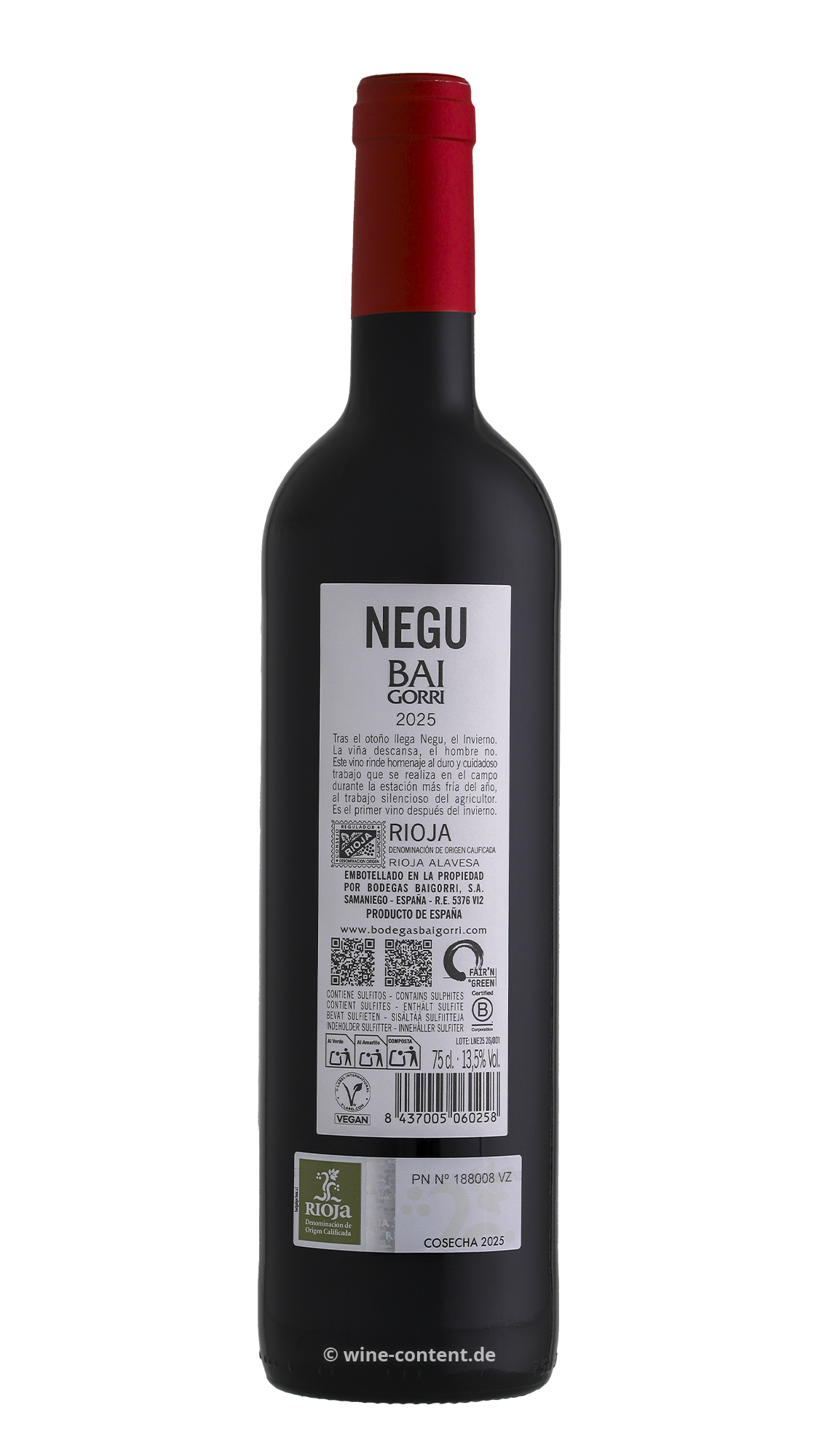 Rioja 2025 Negu
