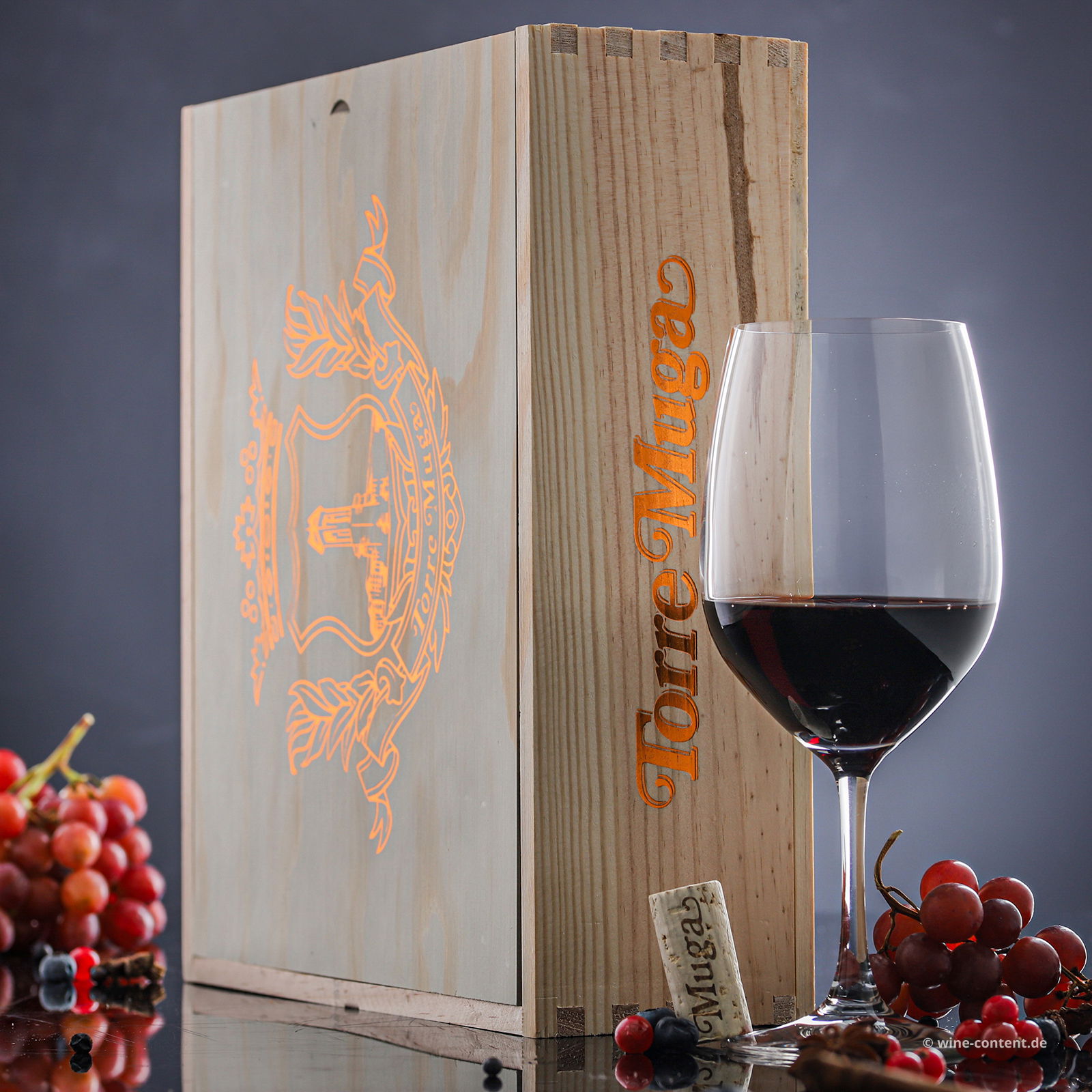 3er-Holzkiste Torre Muga 2021