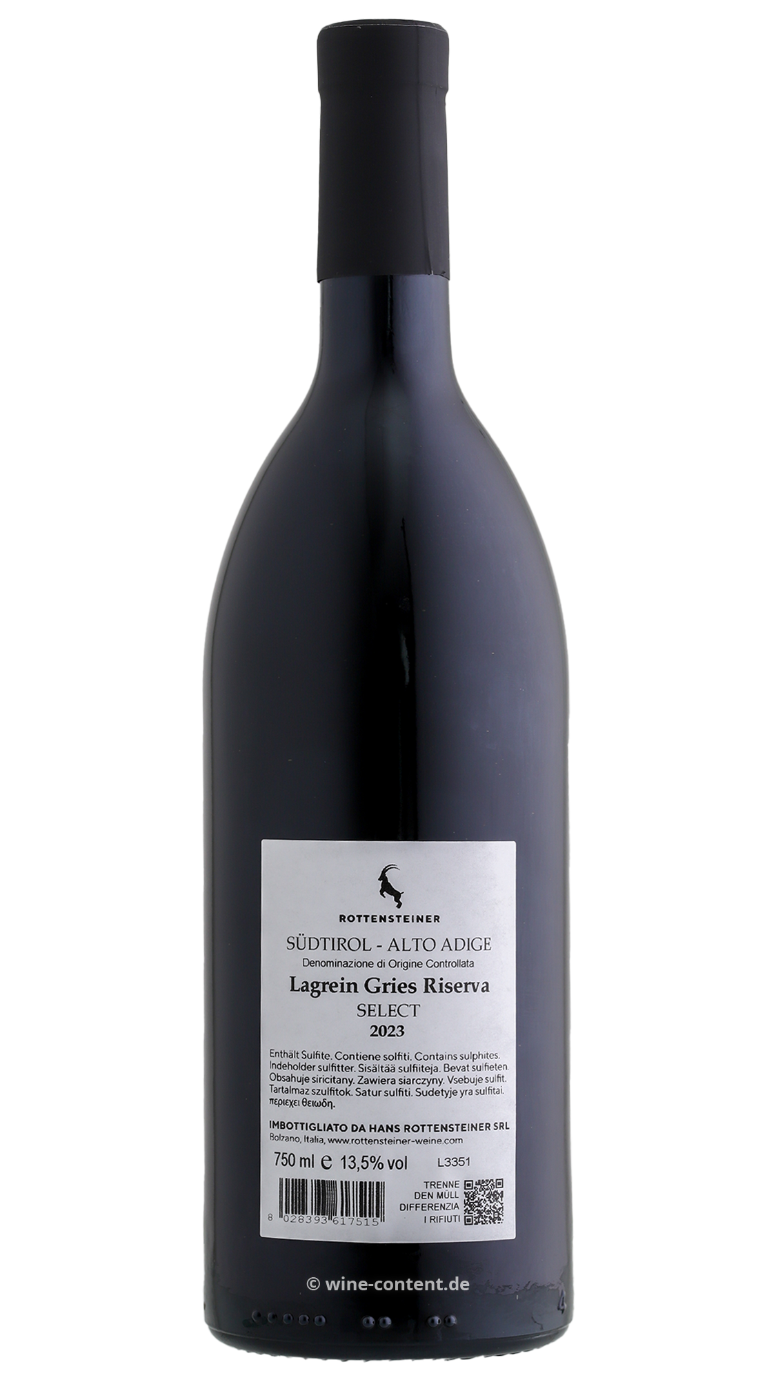 Lagrein Riserva 2023 Select Gries