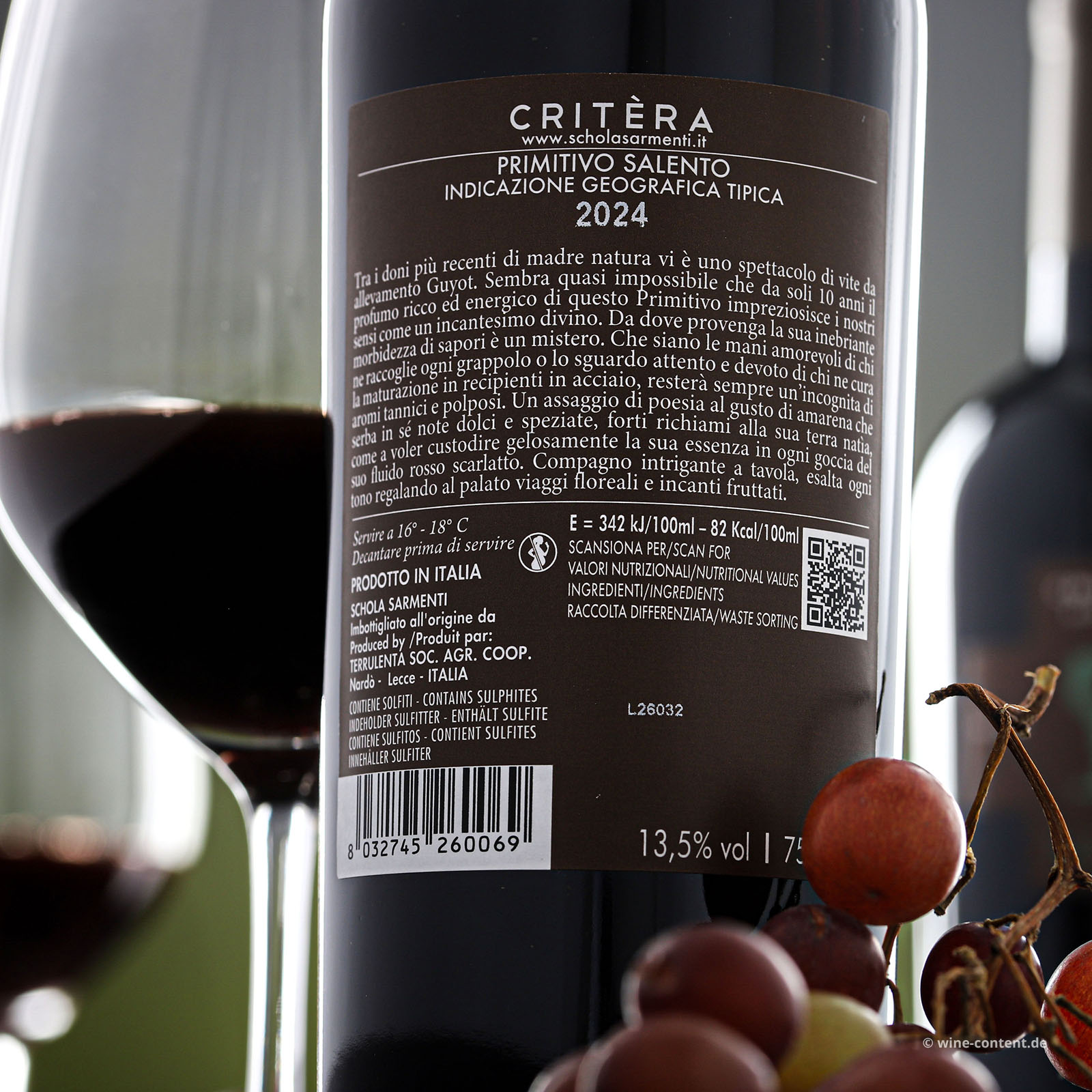 Primitivo Salento 2024 Critèra