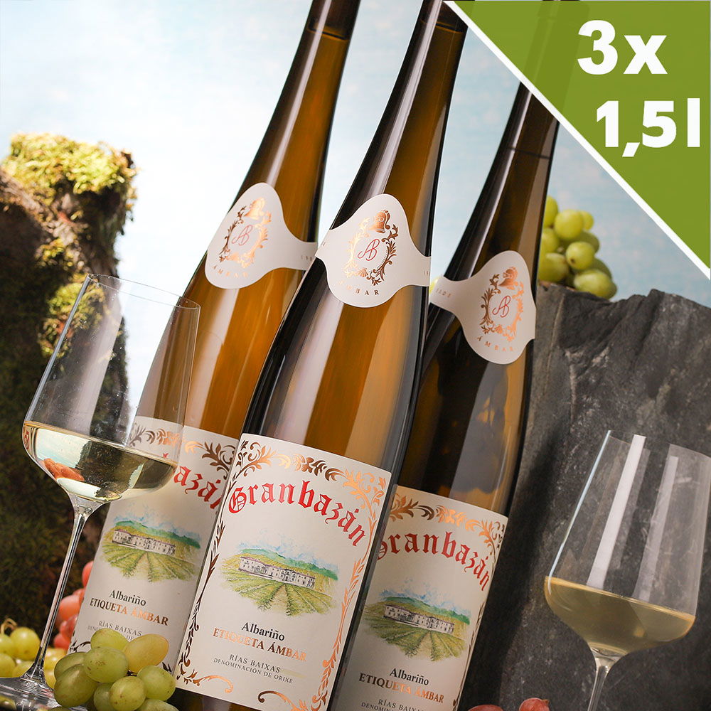 3er-Paket Albariño 2023 Etiqueta Ámbar Magnum