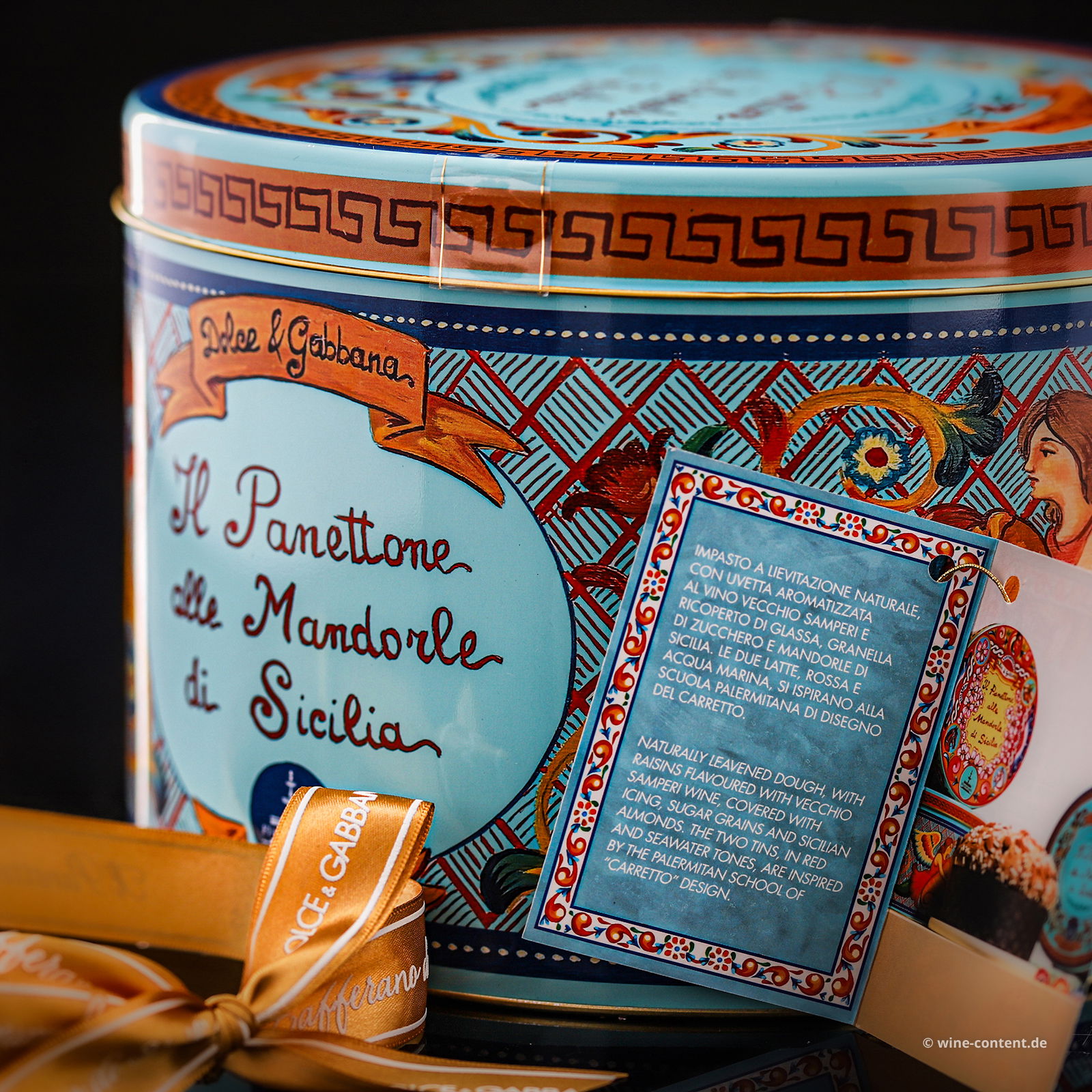 1x Panettone mit sizilianischen Mandeln & 1x mit Zitrusfrüchten und Safran Dolce & Gabbana 1x Panettone mit sizilianischen Mandeln & 1x mit Zitrusfrüchten und Safran Dolce & Gabbana