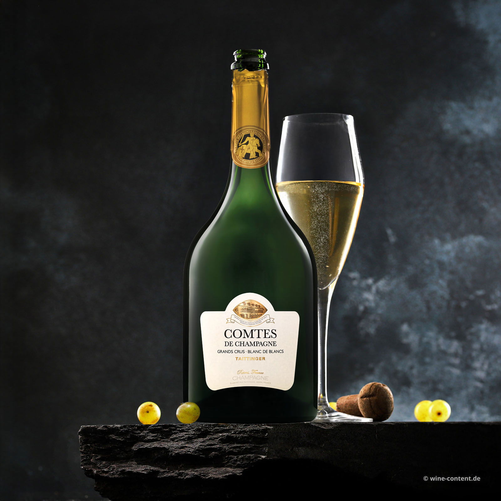 3er-Paket Champagner 2013 Comtes de Champagne Brut