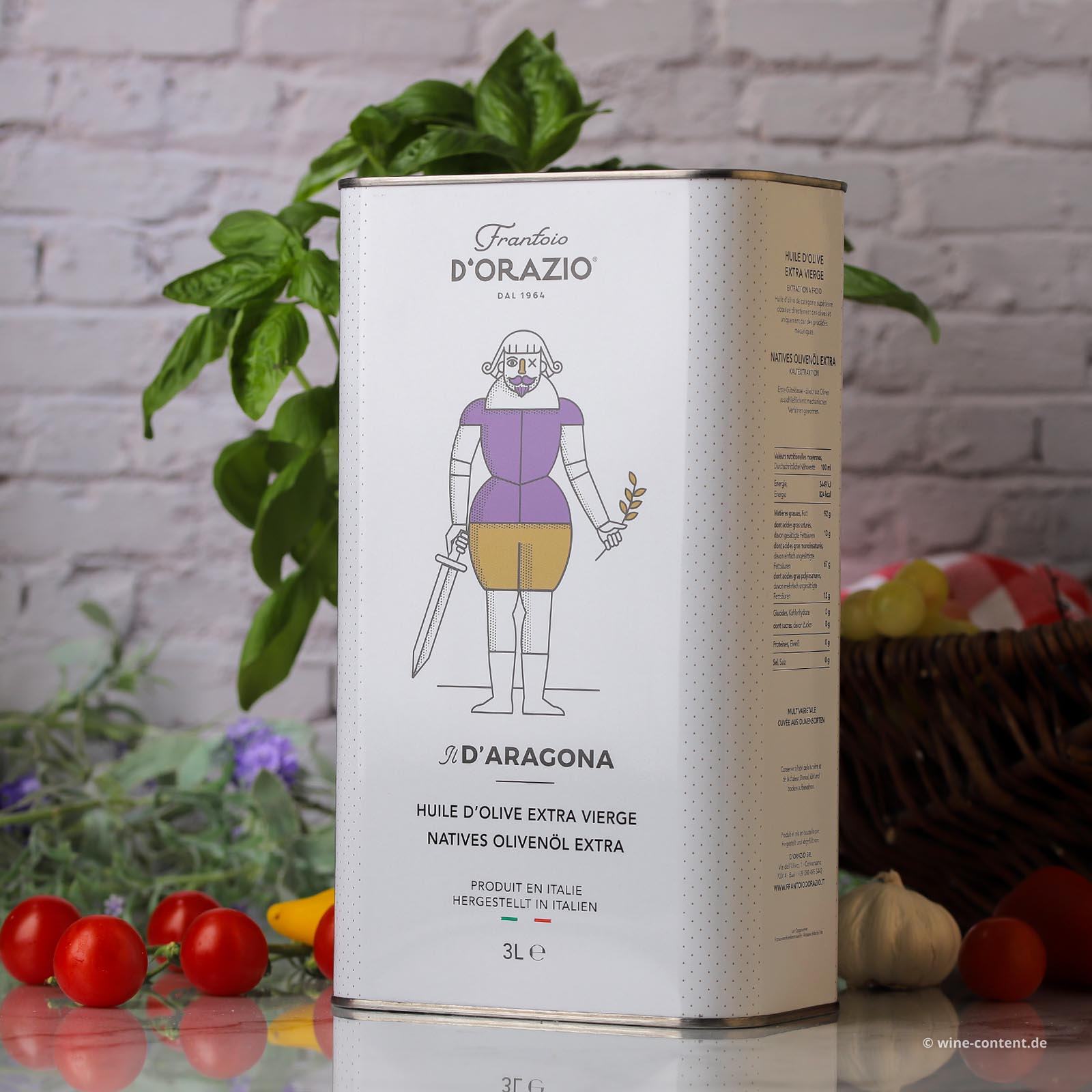 3 L Olivenöl Extra Vergine Il D'Aragona Kanister