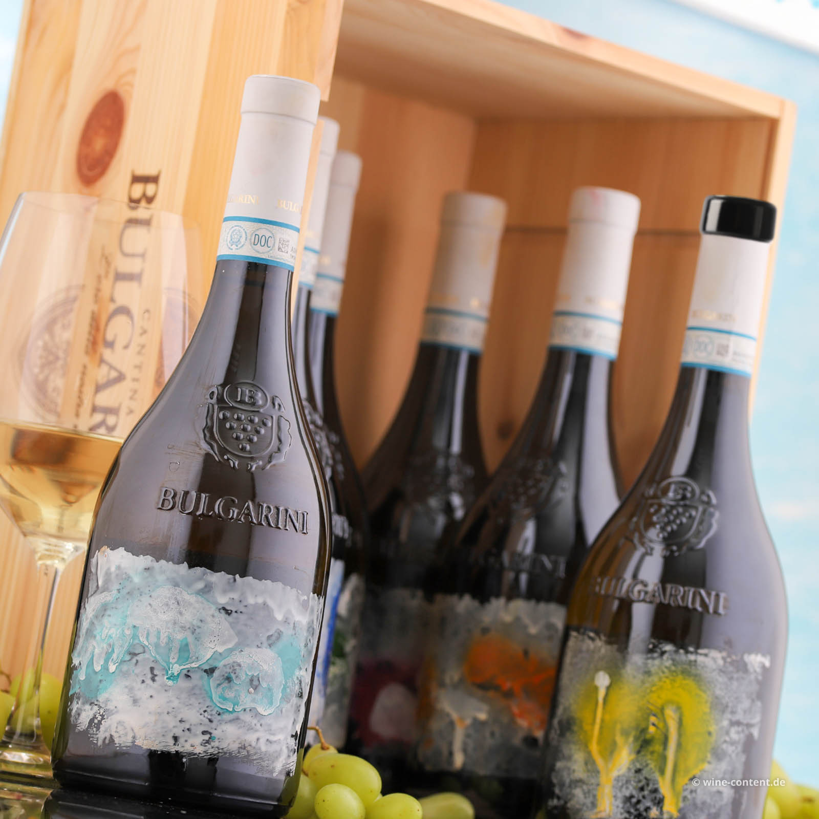 6er-Holzkiste Collezione Artisti 2025 Peace