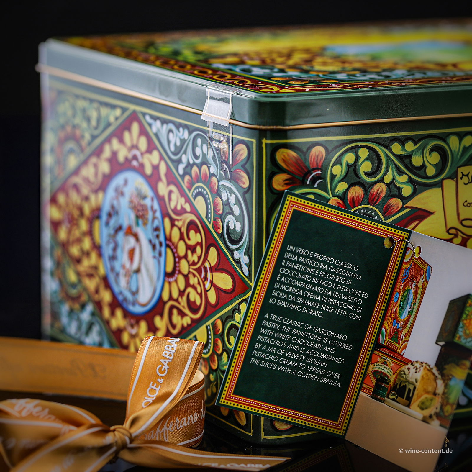 2x Panettone mit sizilianischen Pistazien Dolce & Gabbana 2x Panettone mit sizilianischen Pistazien Dolce & Gabbana