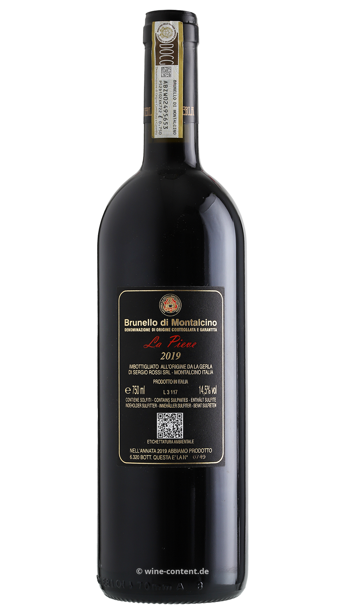 Brunello di Montalcino 2019 La Pieve